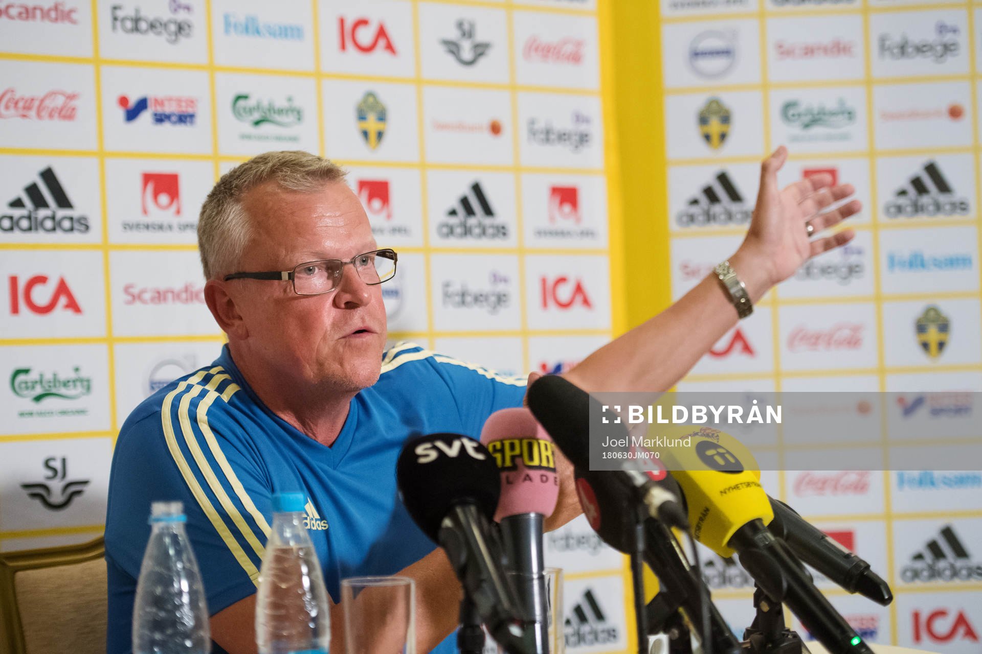 Head coach Janne Andersson of the Swedish national football