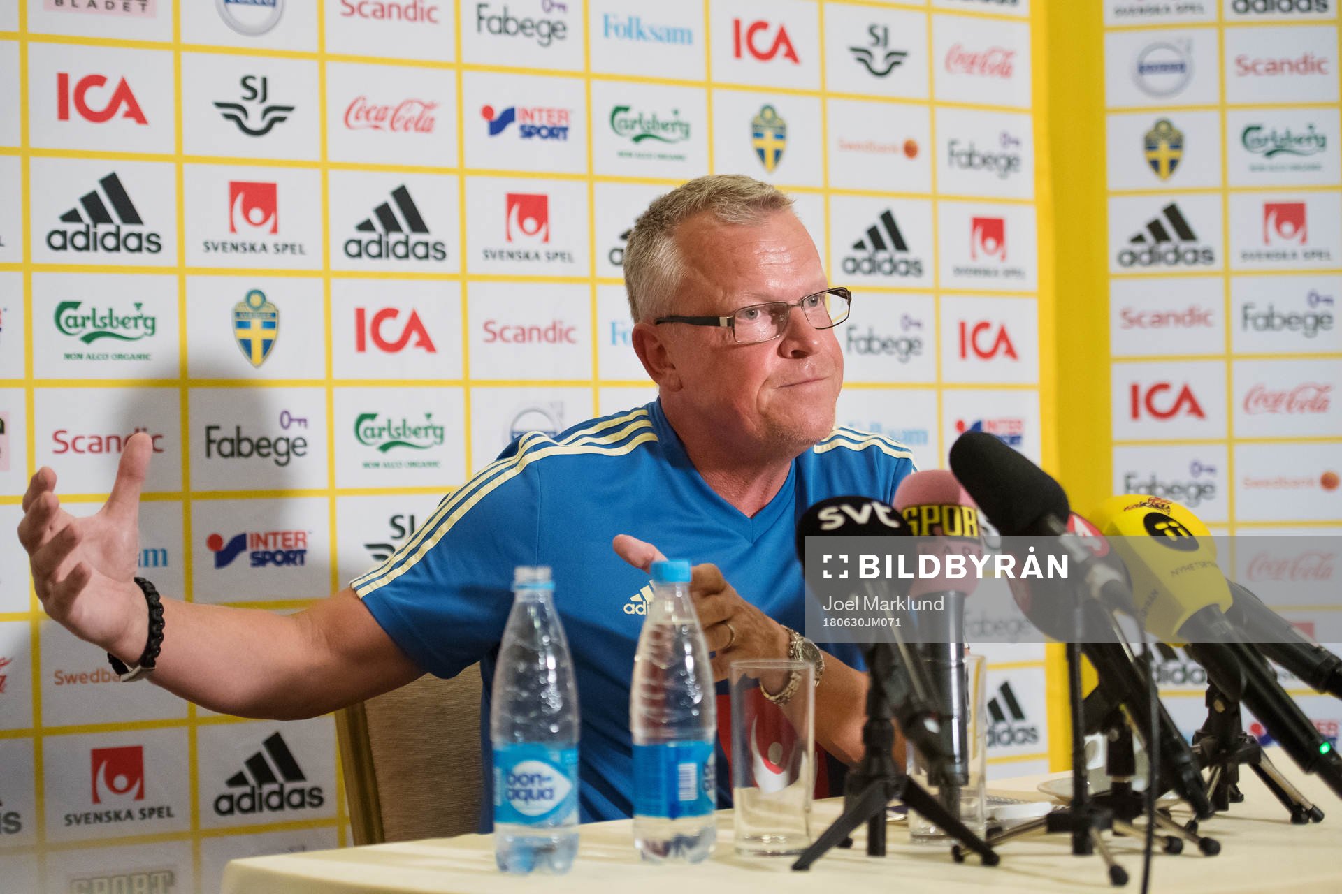 Head coach Janne Andersson of the Swedish national football