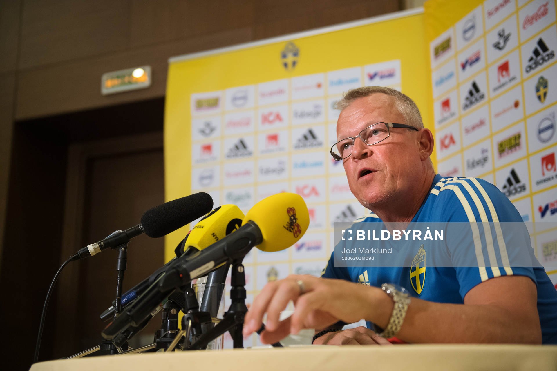 Head coach Janne Andersson of the Swedish national football