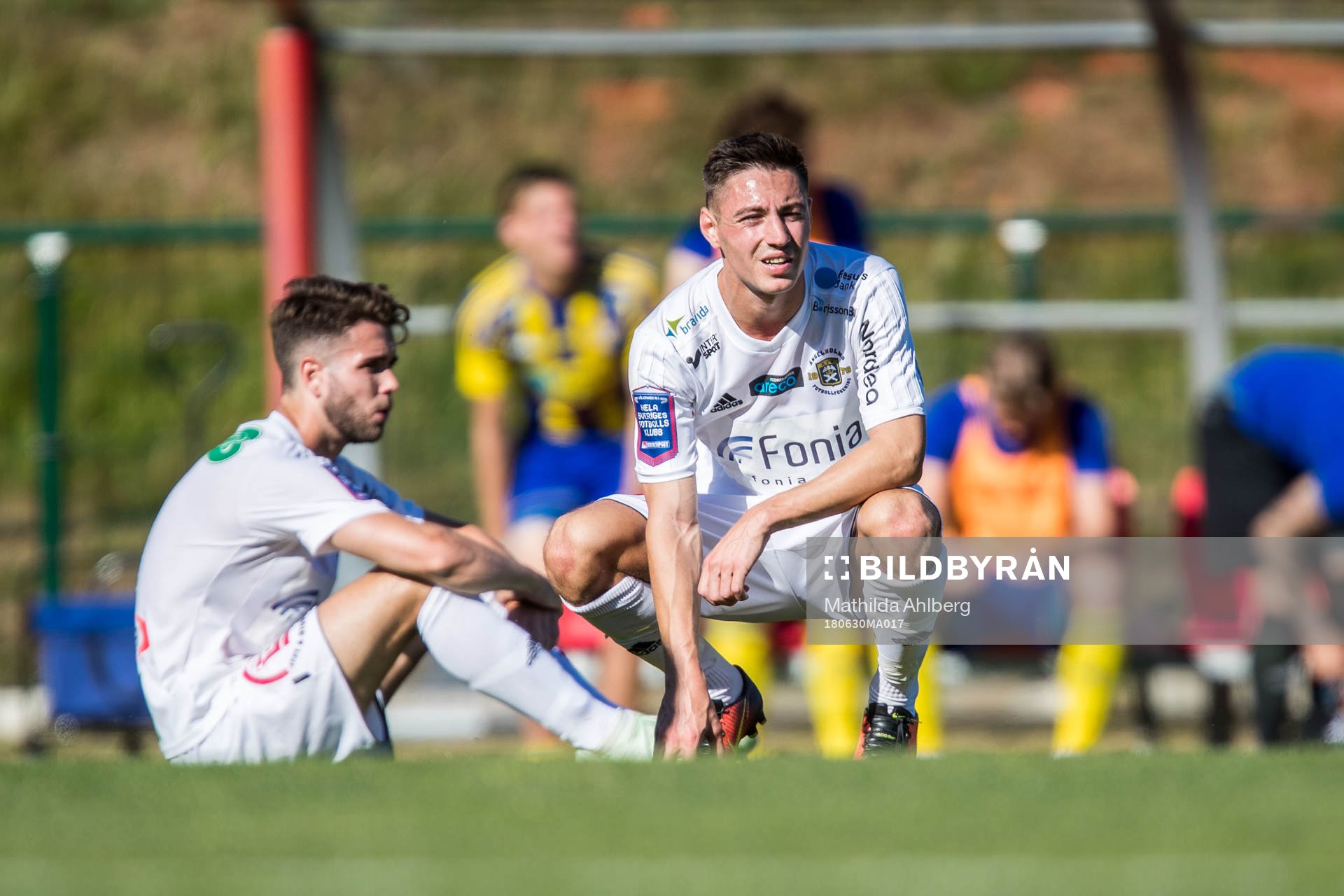 Ängelholms Edis Agelius och Fredrik Widlund deppar