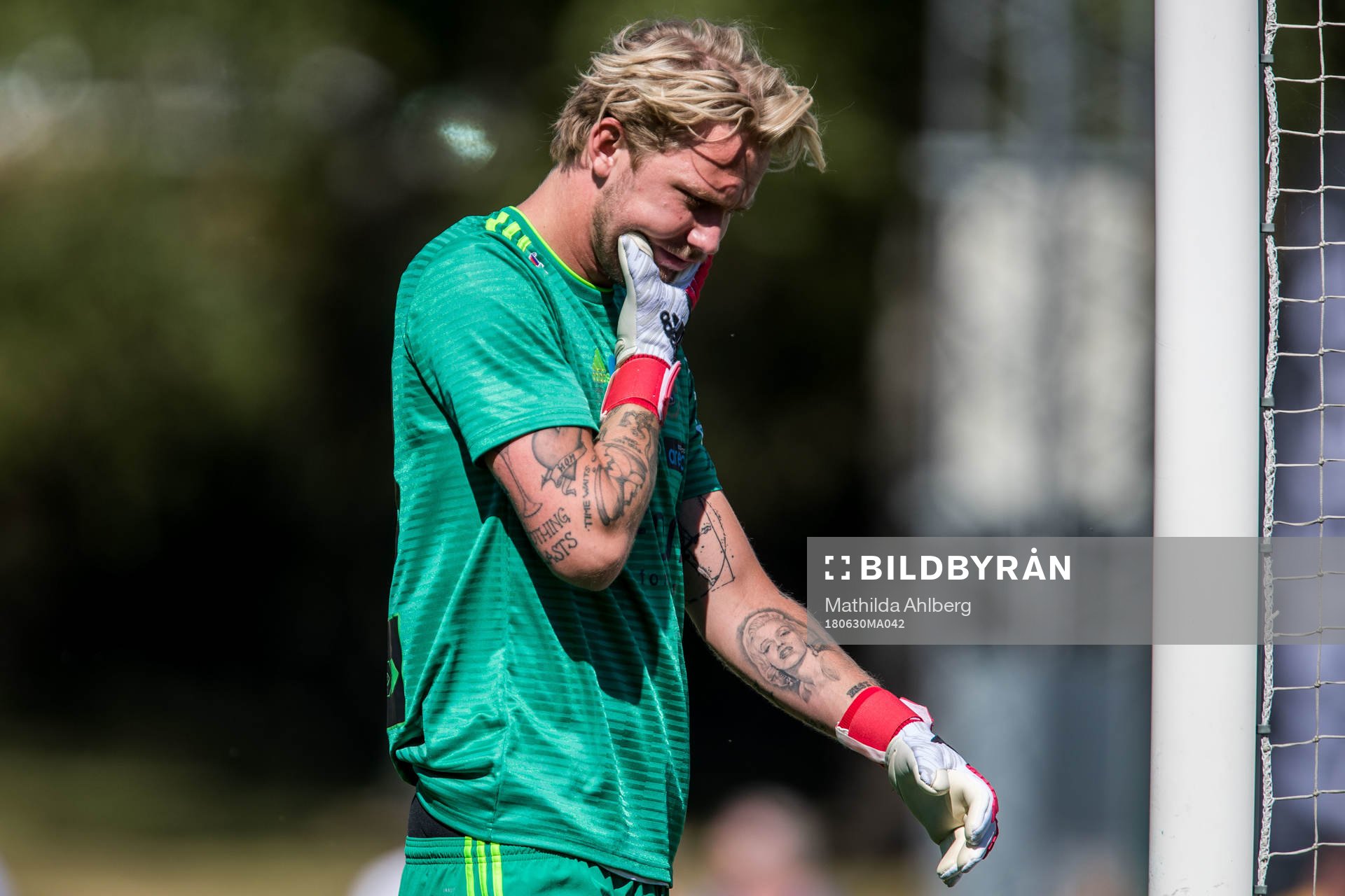 Ängelholms målvakt Linus Müller