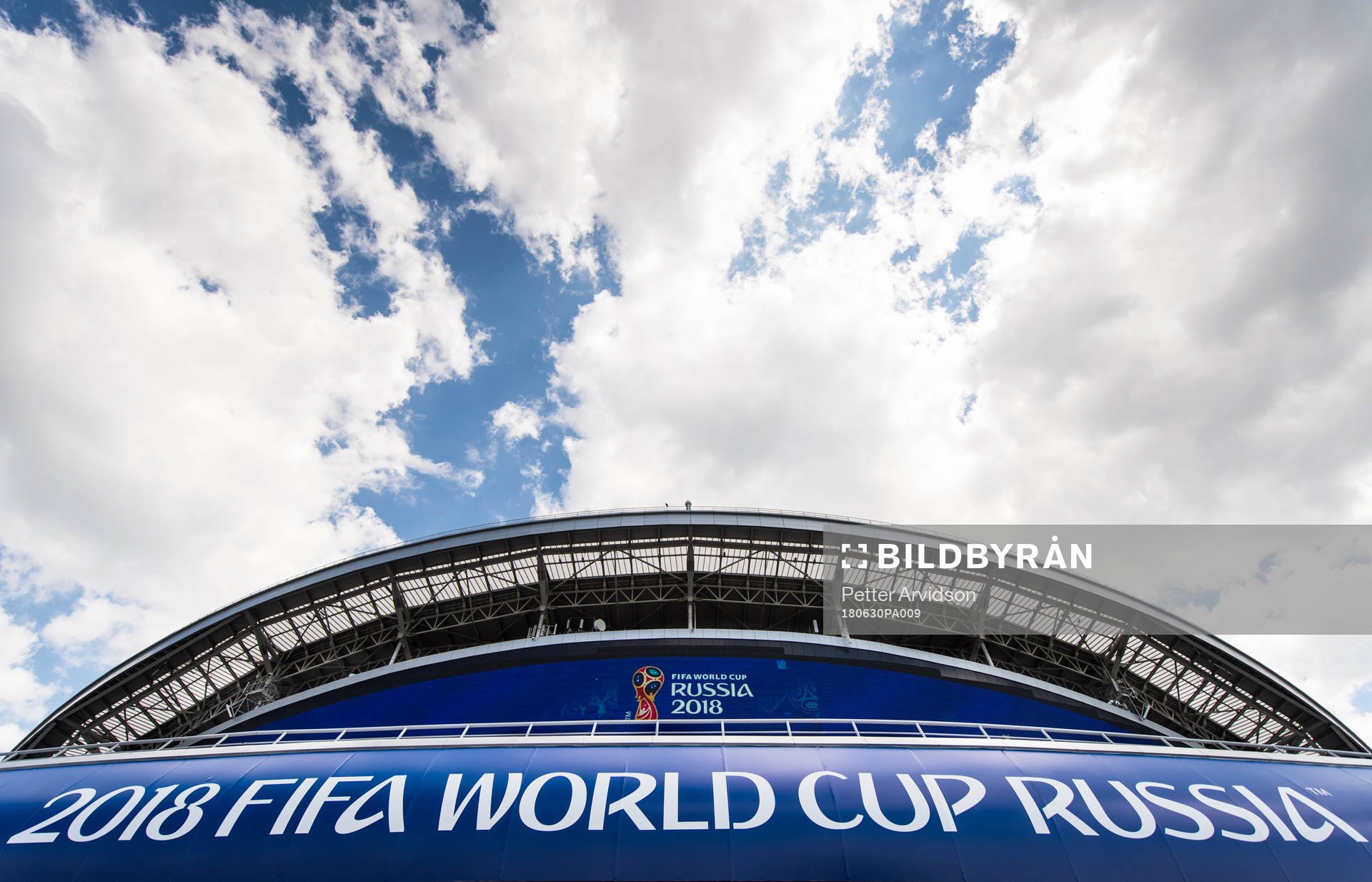 General view of Kazan Arena prior the FIFA World Cup round