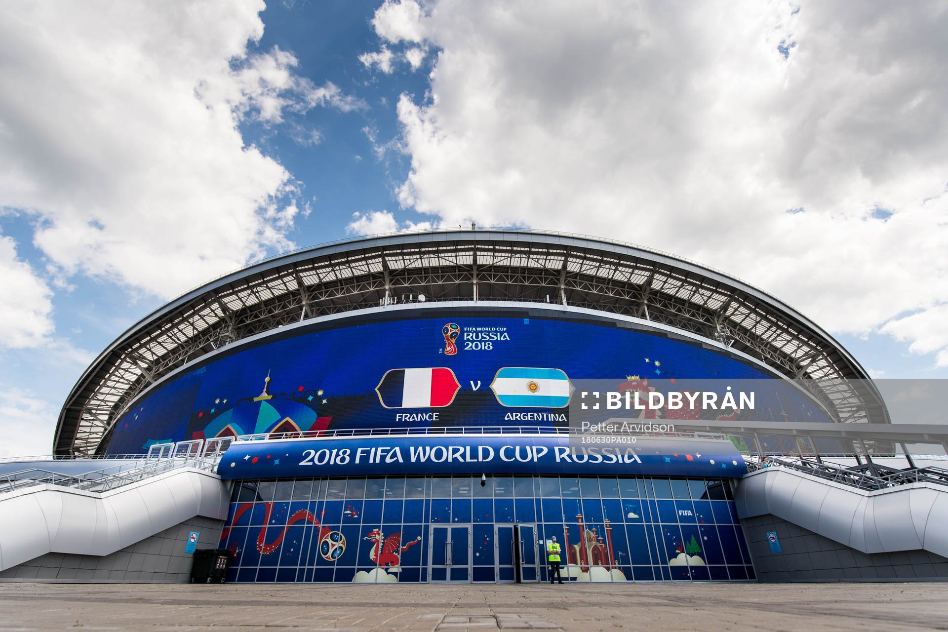 General view of Kazan Arena prior the FIFA World Cup round