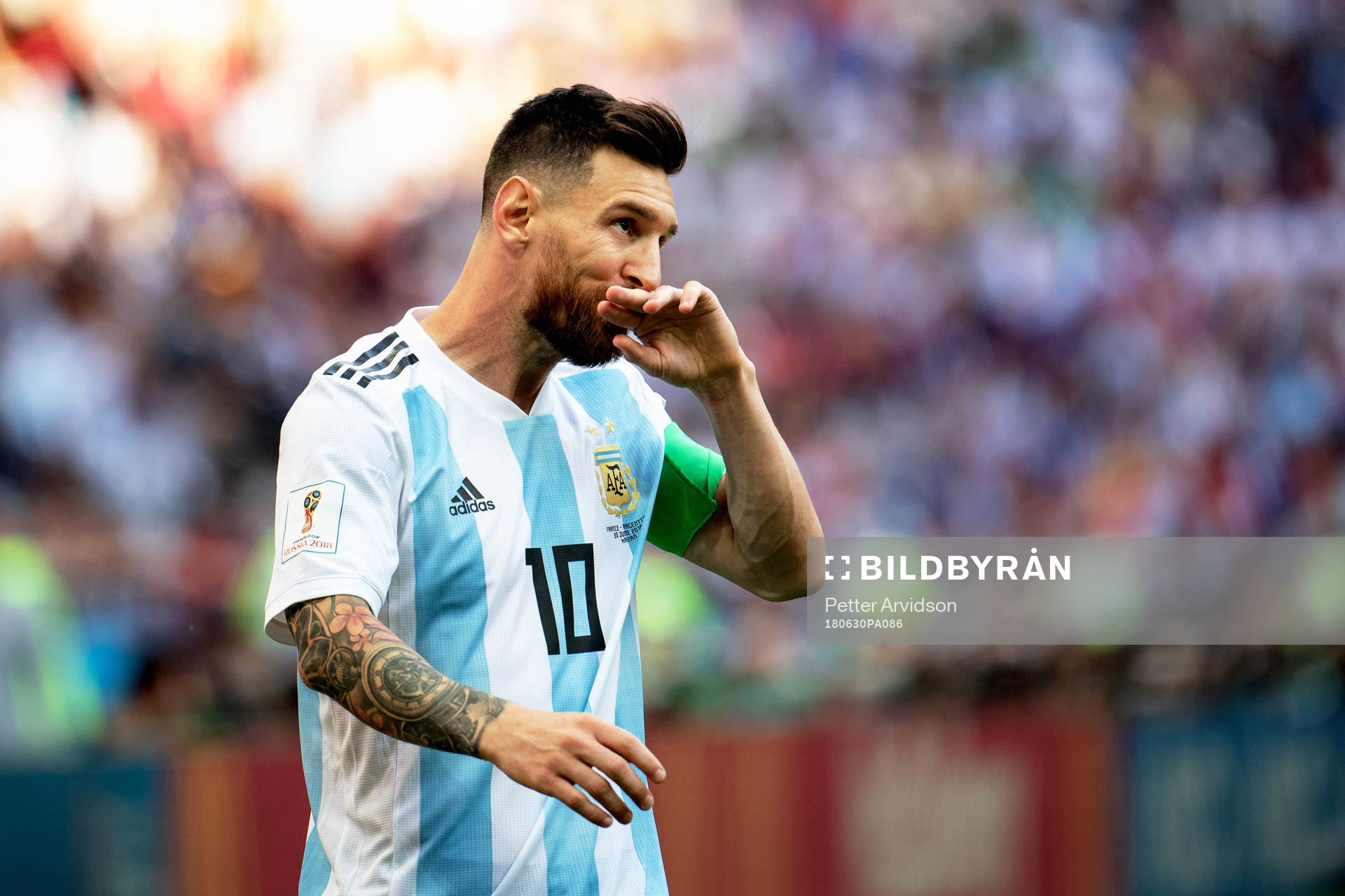 Lionel Messi of Argentina