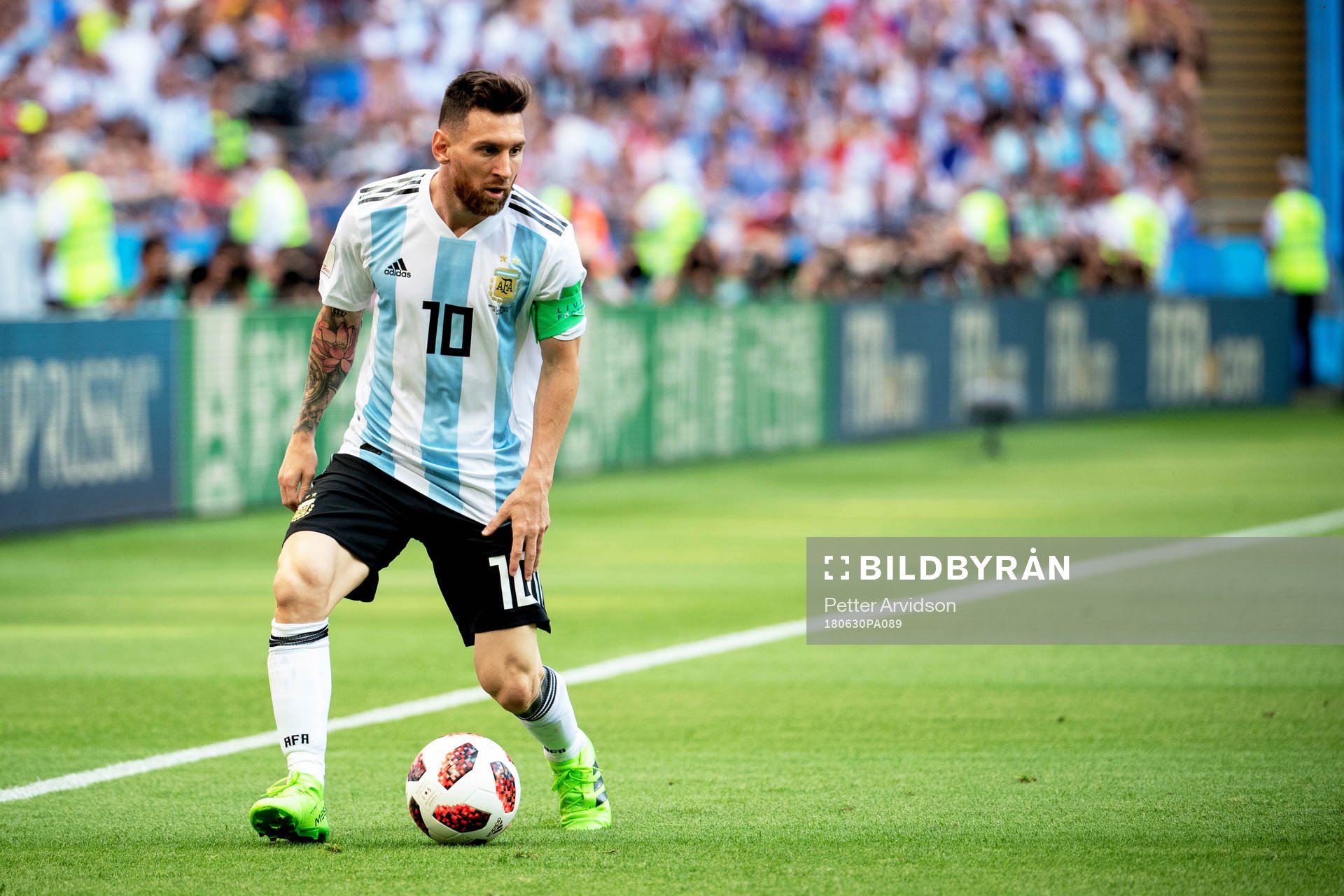 Lionel Messi of Argentina