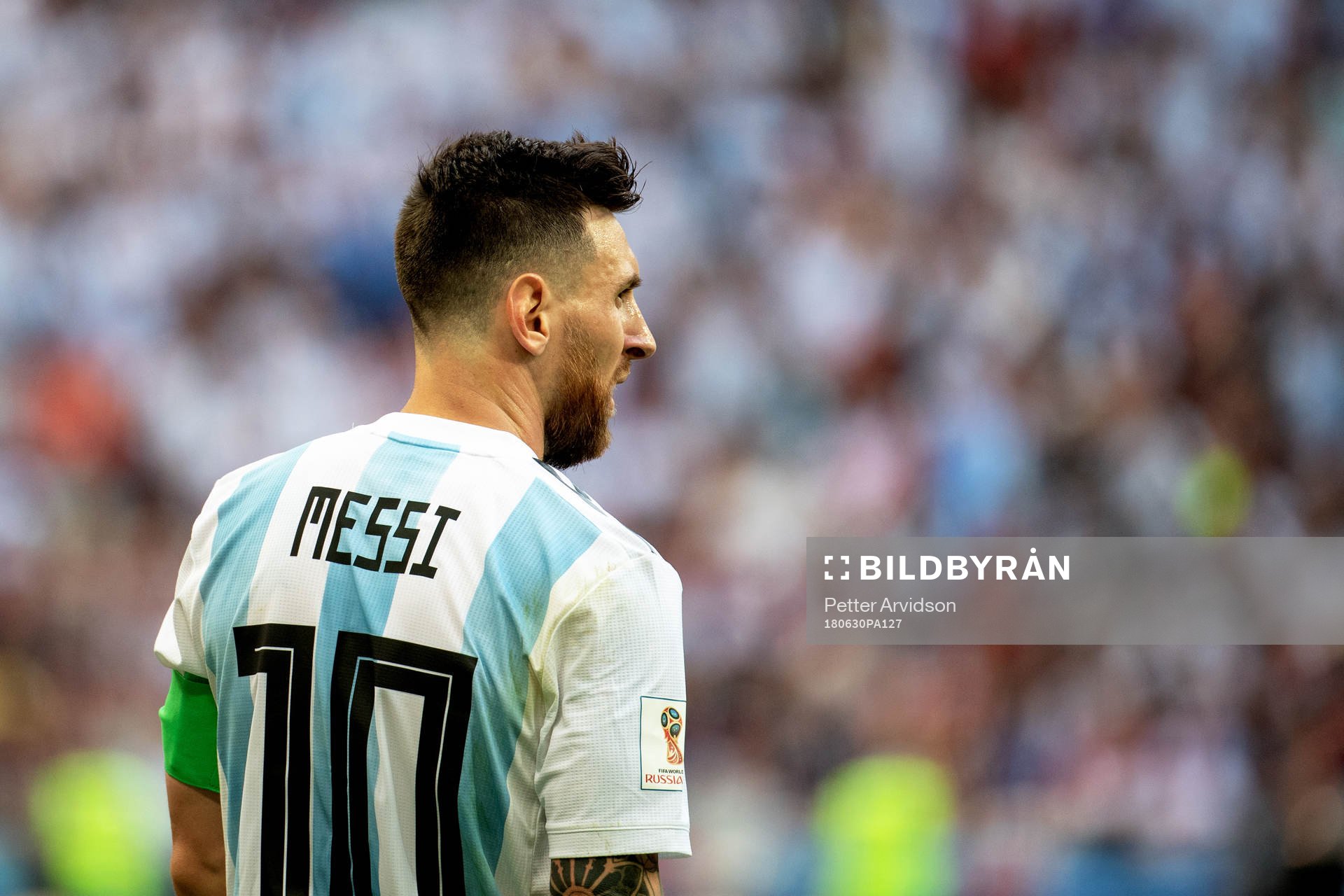 Lionel Messi of Argentina