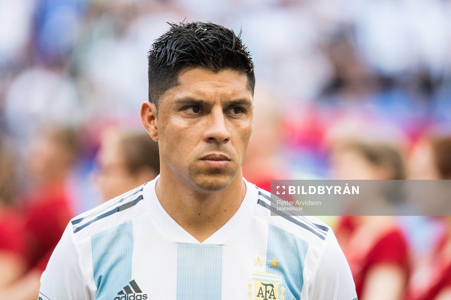 Enzo Perez of Argentina prior the FIFA World Cup round of
