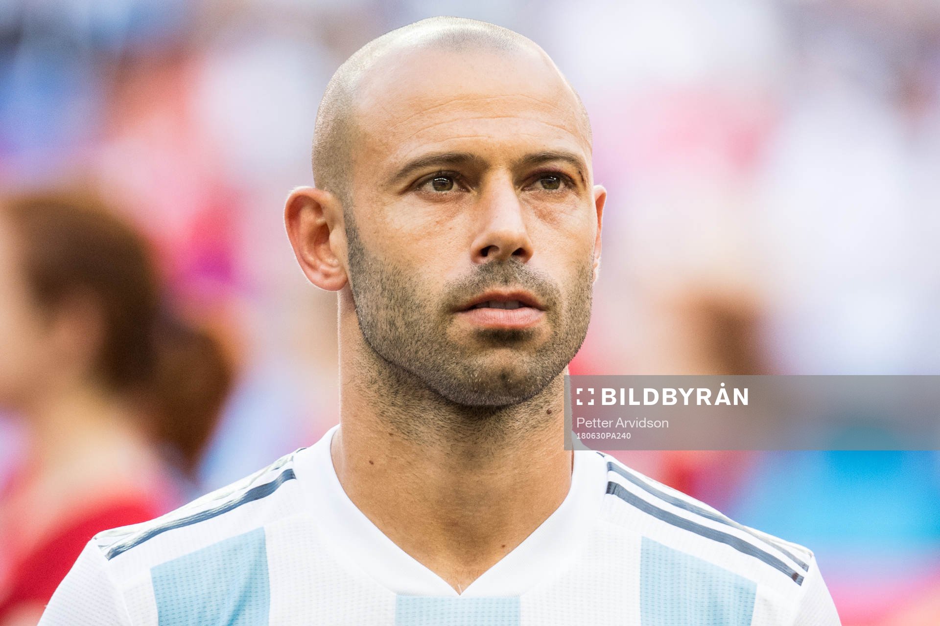 Javier Mascherano of Argentina prior the FIFA World Cup