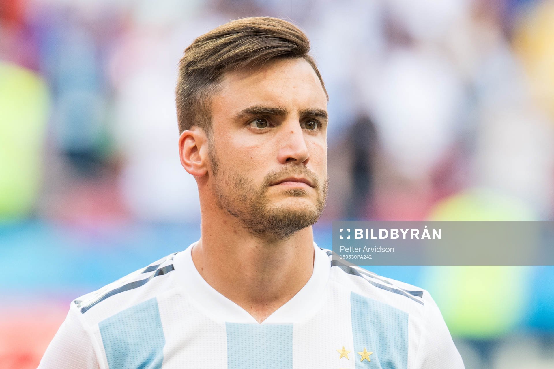 Nicolas Tagliafico of Argentina prior the FIFA World Cup
