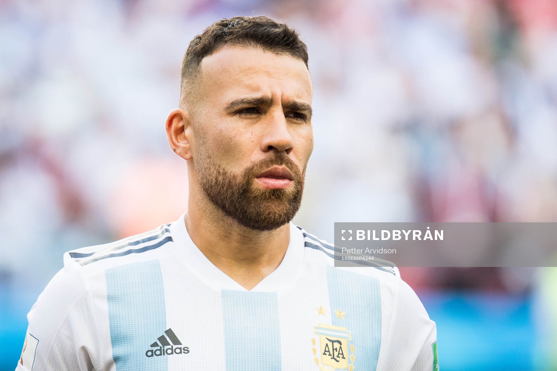 Nicolas Otamendi of Argentina prior the FIFA World Cup
