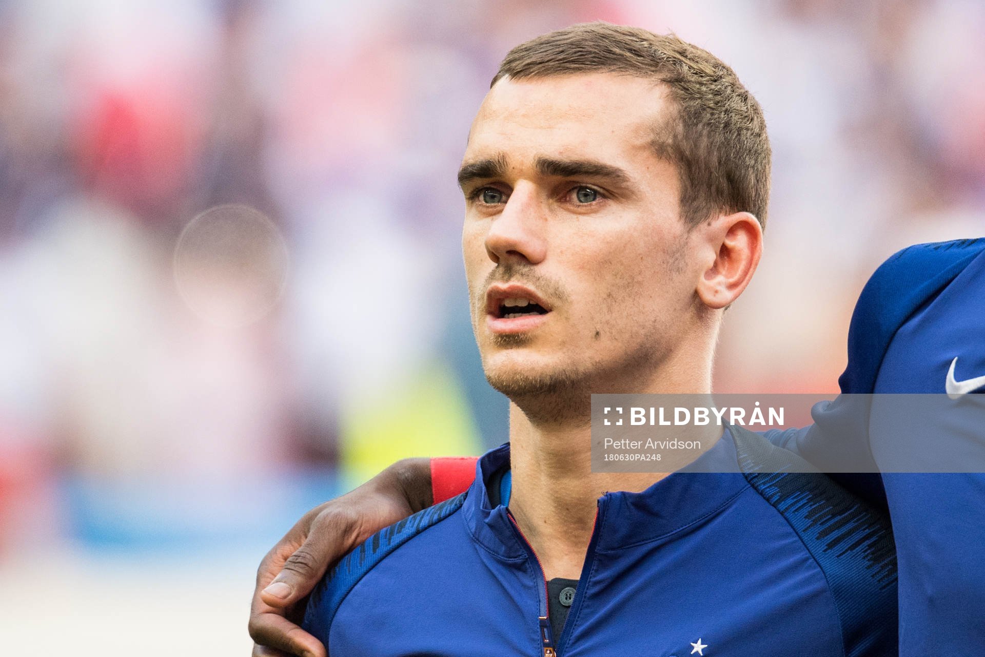Antoine Griezmann of France prior the FIFA World Cup round