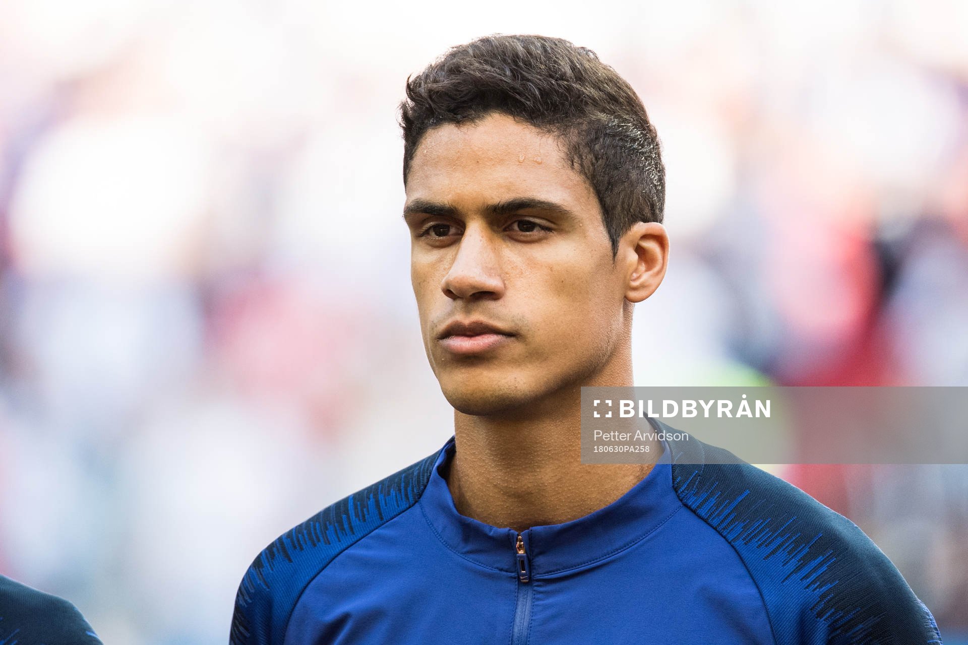 Raphael Varane of France prior the FIFA World Cup round of