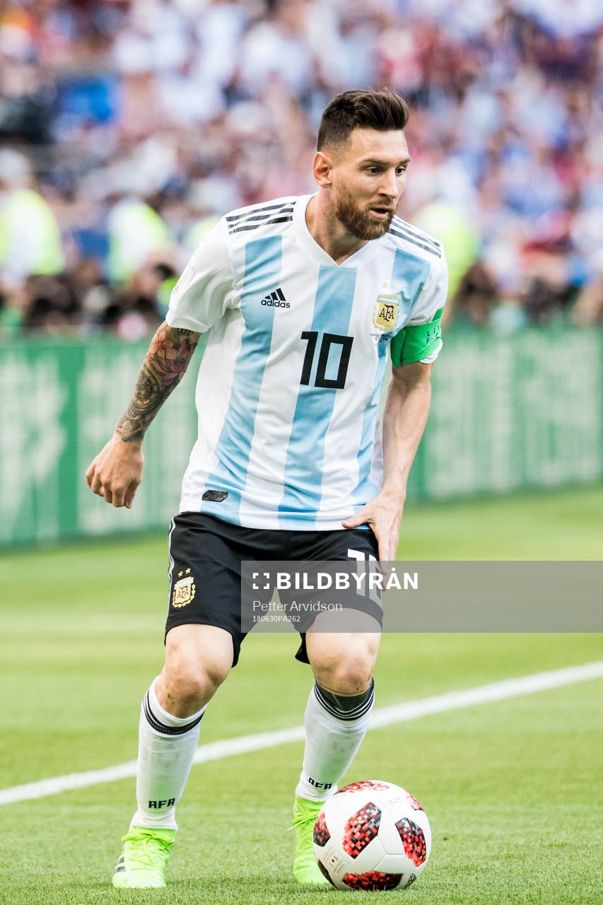 Lionel Messi of Argentina