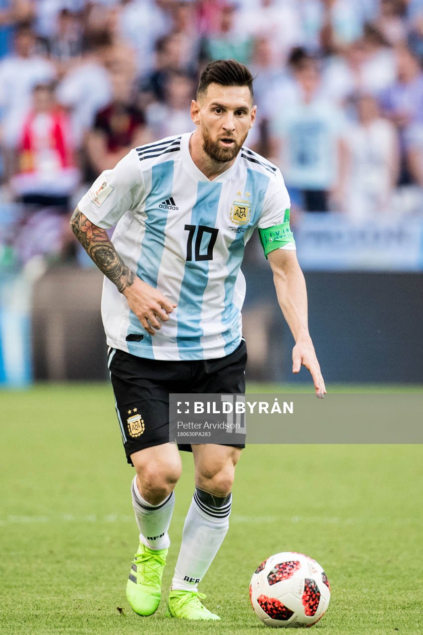 Lionel Messi of Argentina