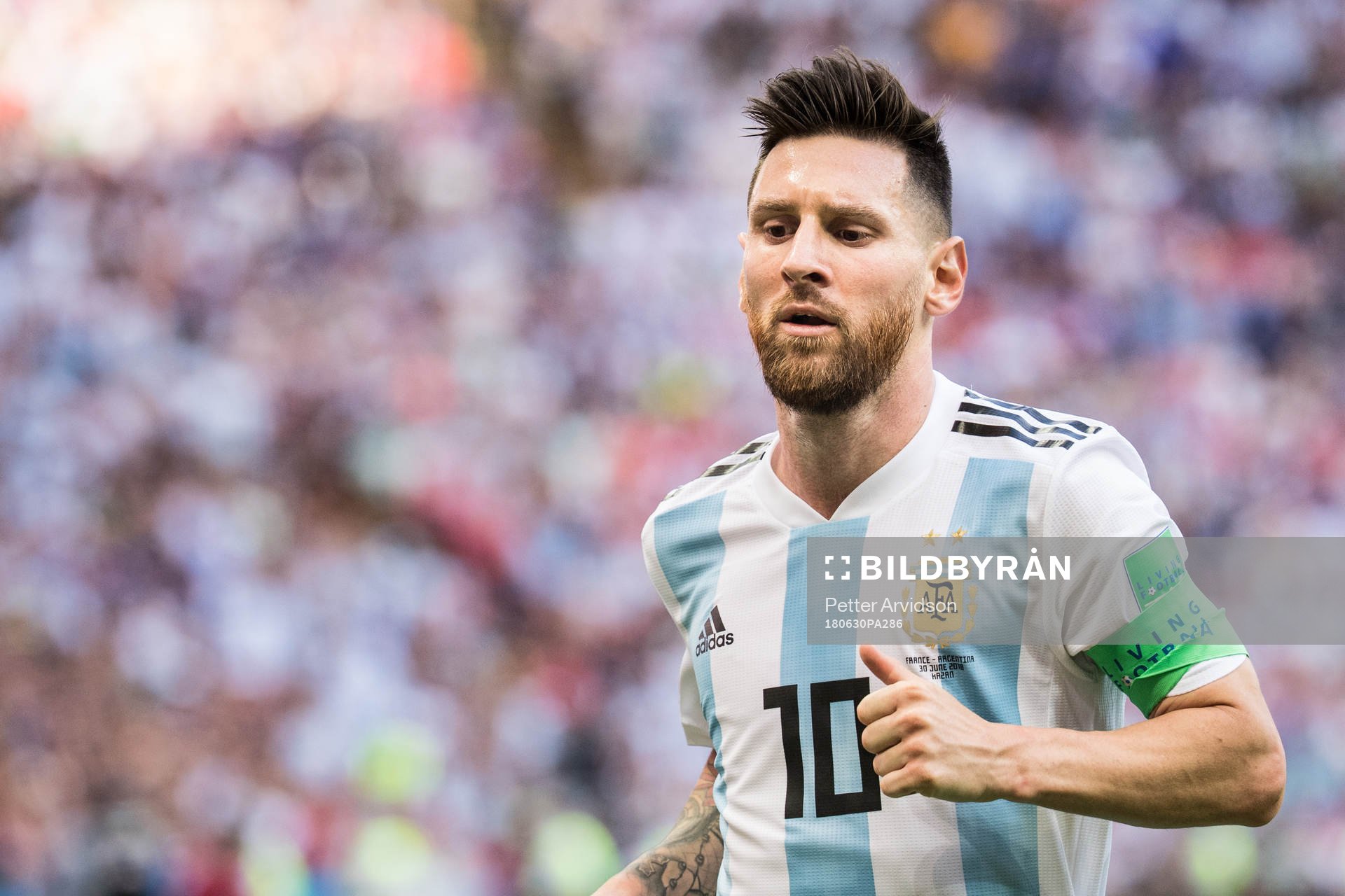 Lionel Messi of Argentina