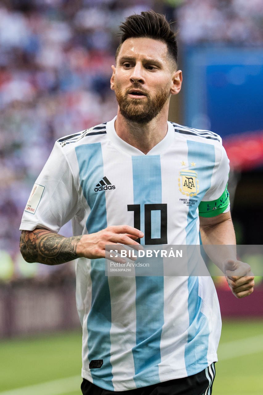 Lionel Messi of Argentina