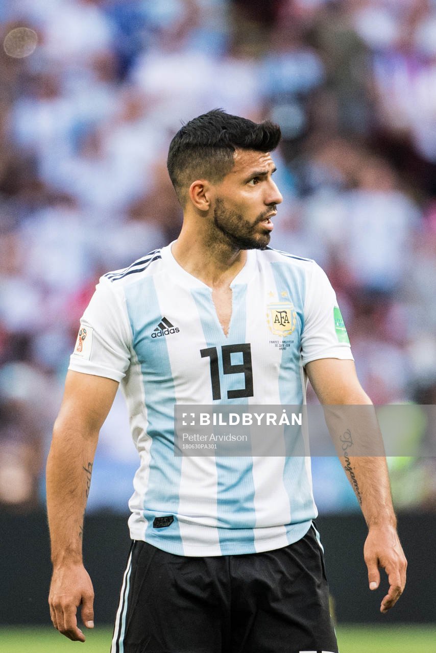 Sergio Aguero of Argentina