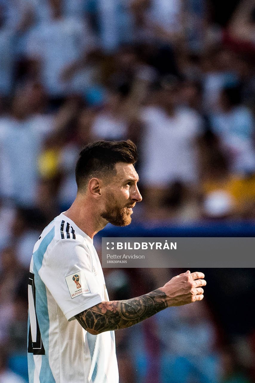 Lionel Messi of Argentina