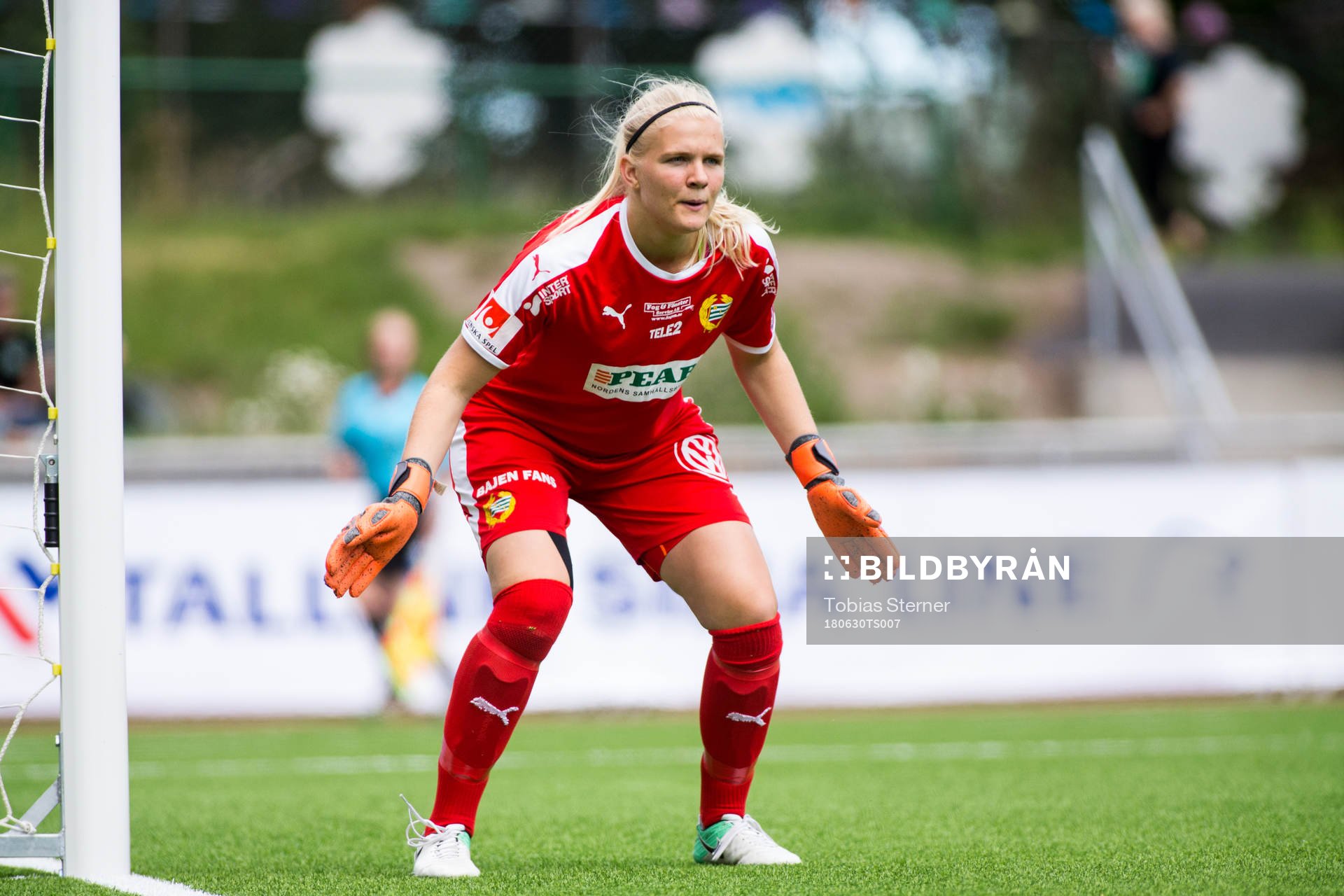 Hammarbys målvakt Emma Holmgren