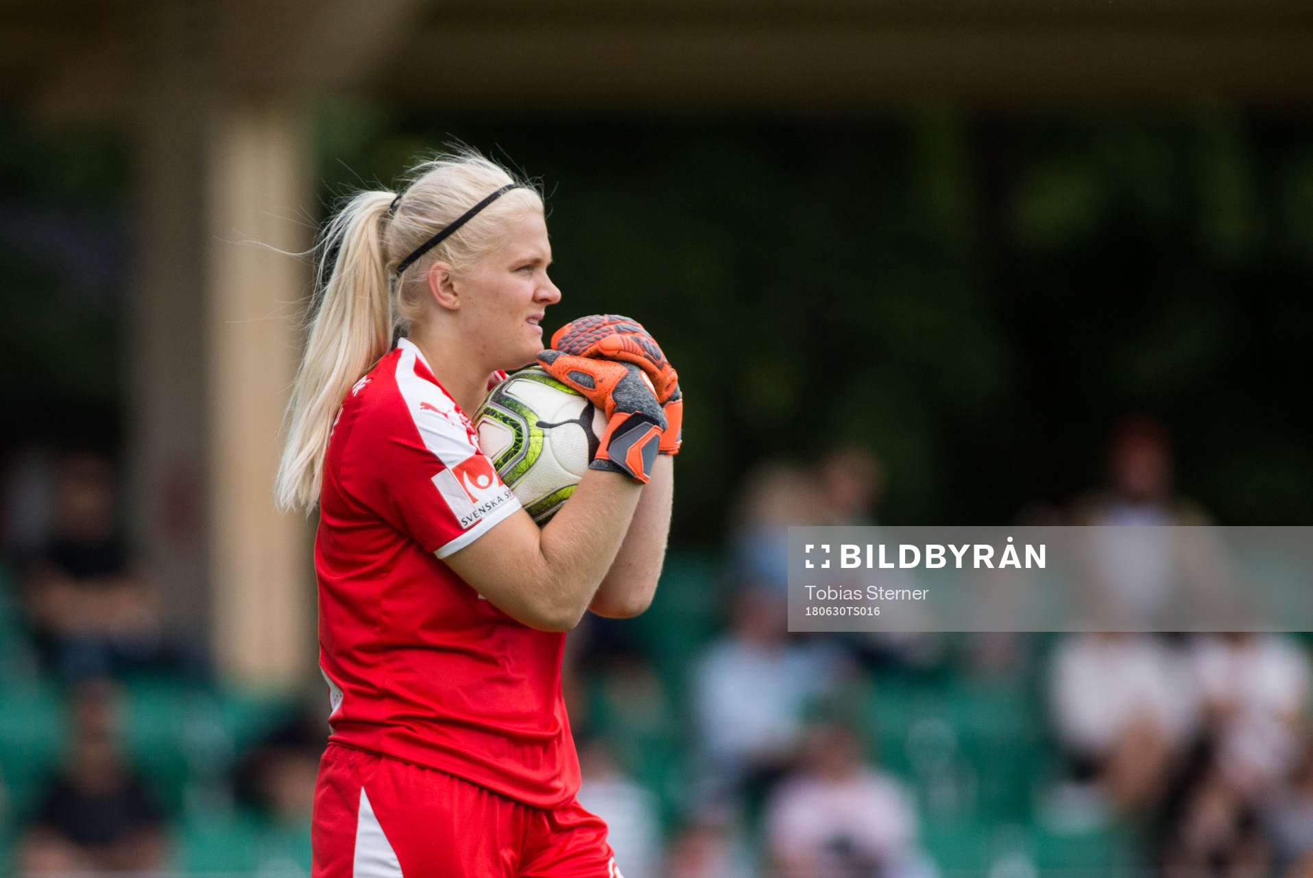 Hammarbys målvakt Emma Holmgren