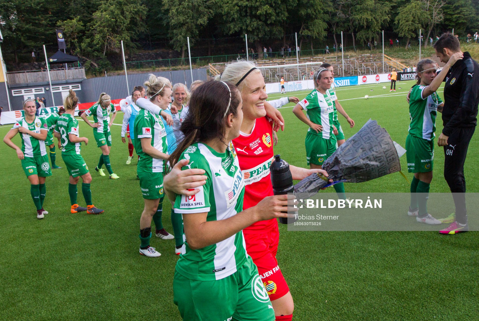 Hammarbys målvakt Emma Holmgren