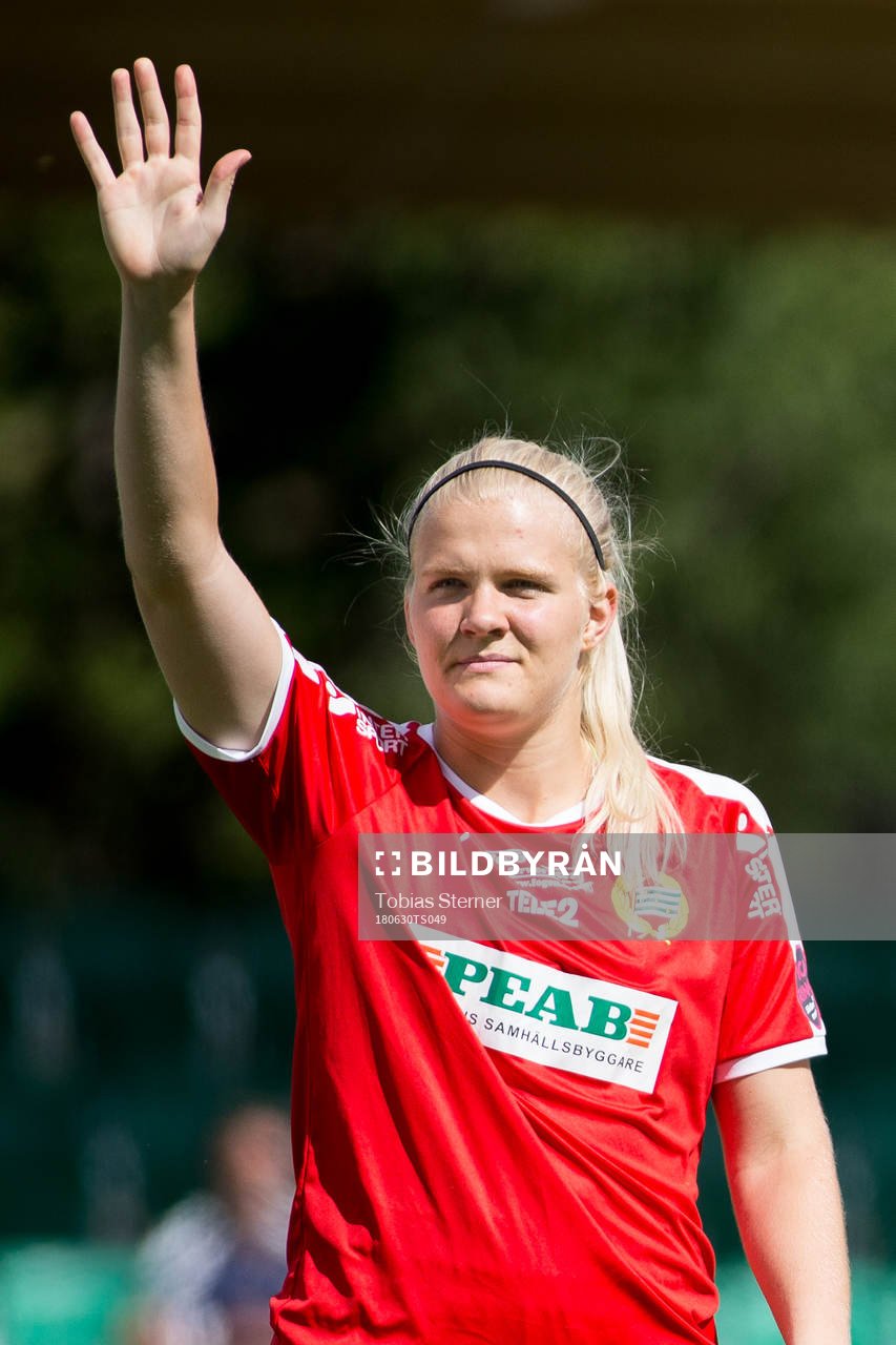 Hammarbys målvakt Emma Holmgren