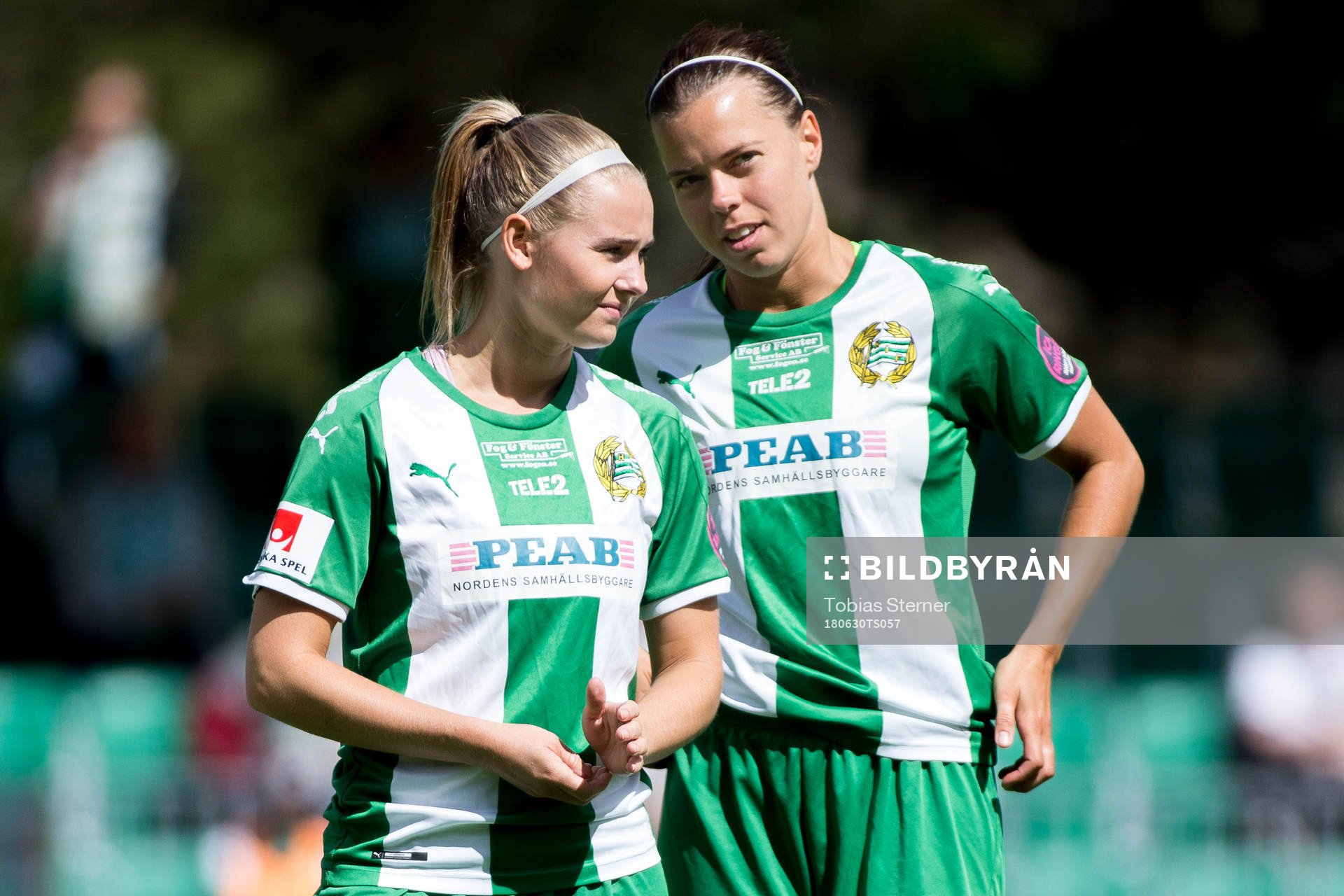 Hammarbys Emma Jansson och Amanda Johansson