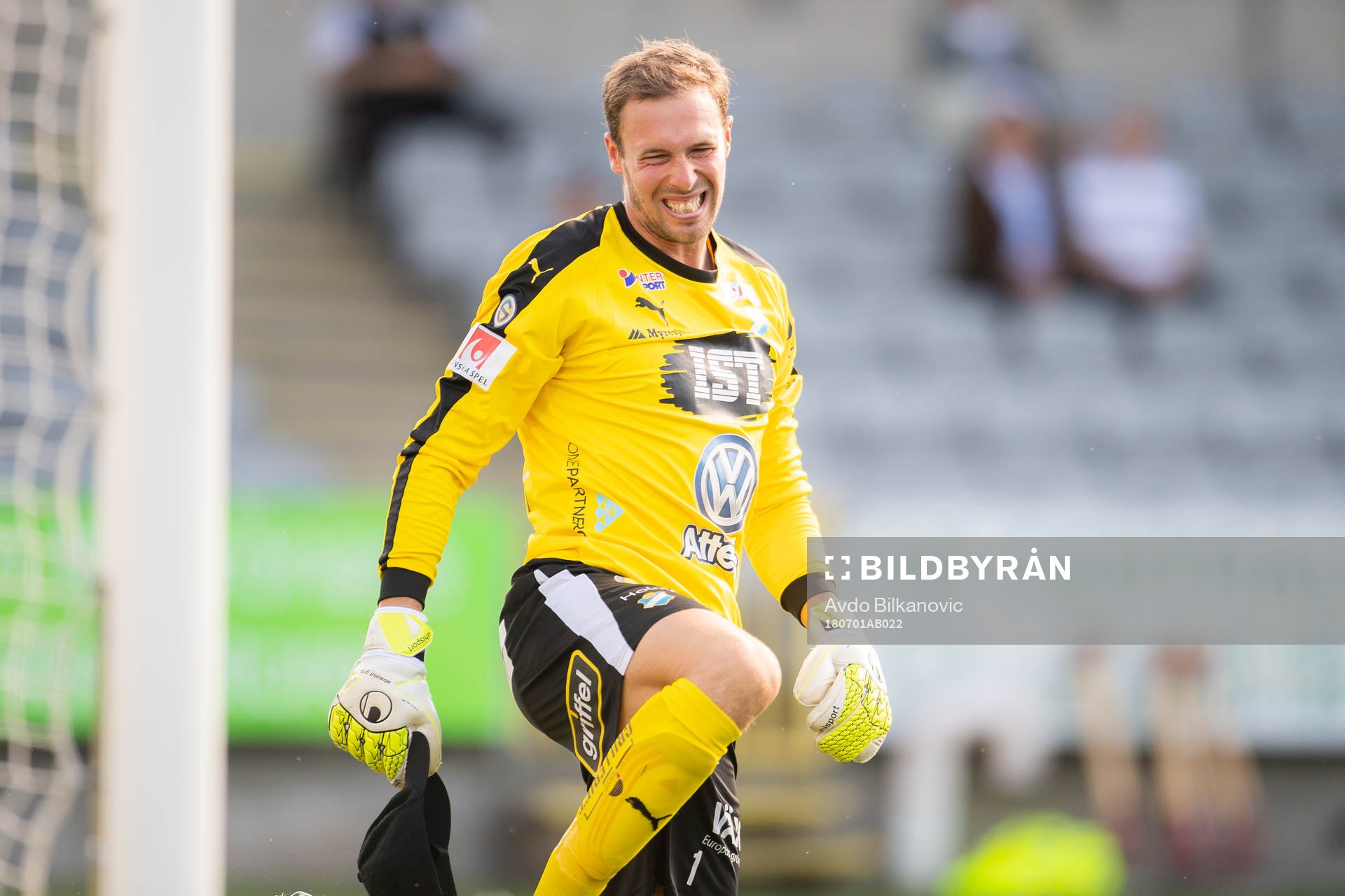 Östers målvakt Robin Malmkvist