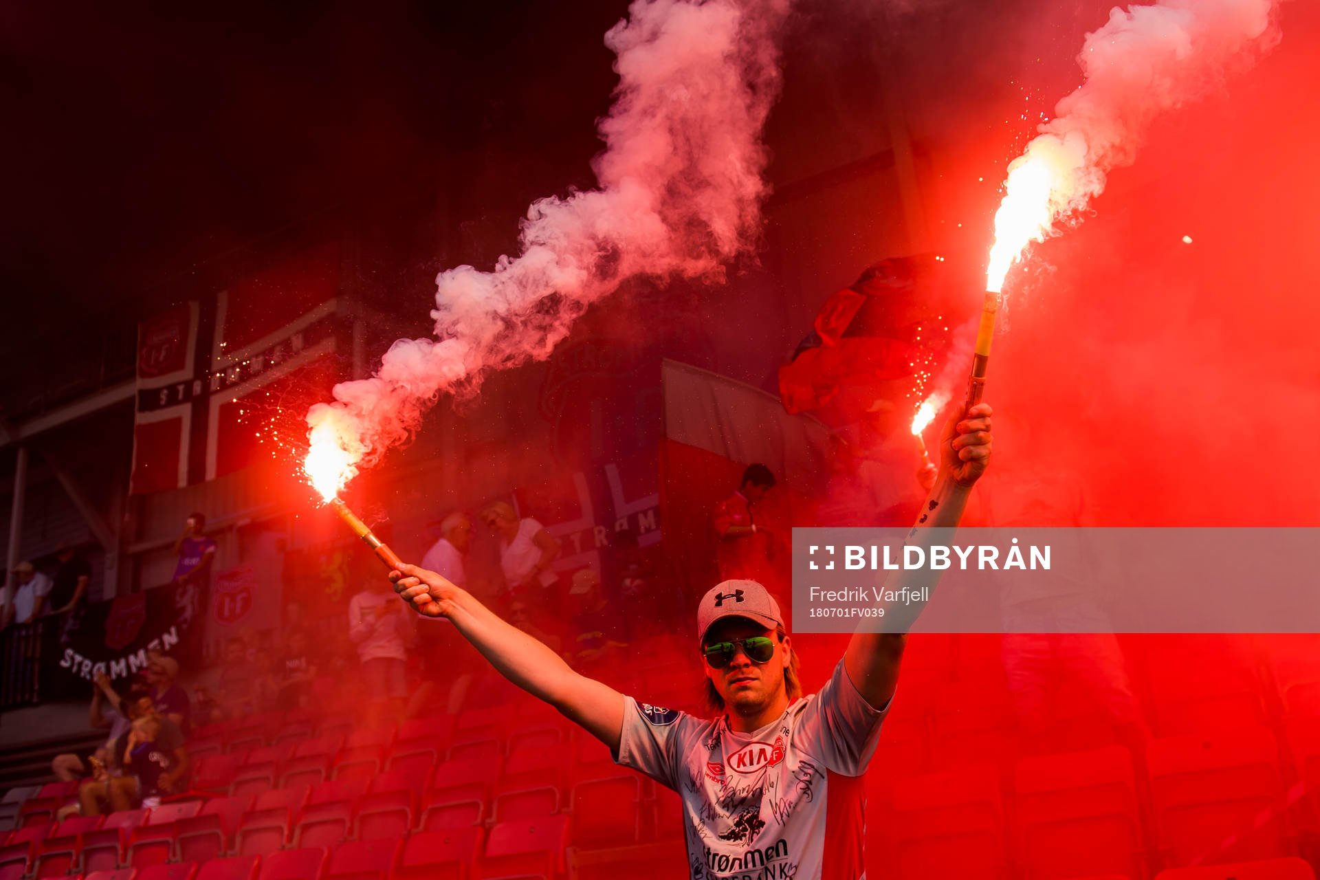 A supporter of Strømmen