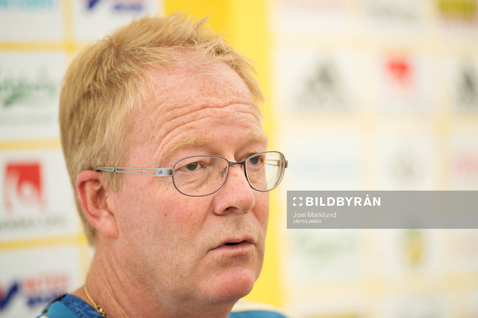 Scout Lars Jacobsson of the Swedish national football team