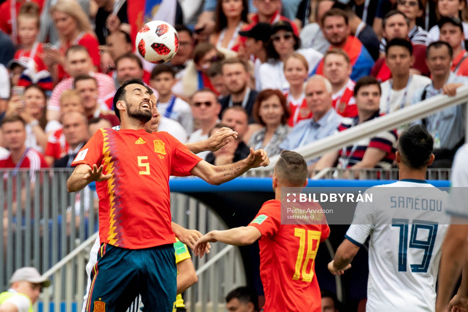 Sergio Busquets of Spain