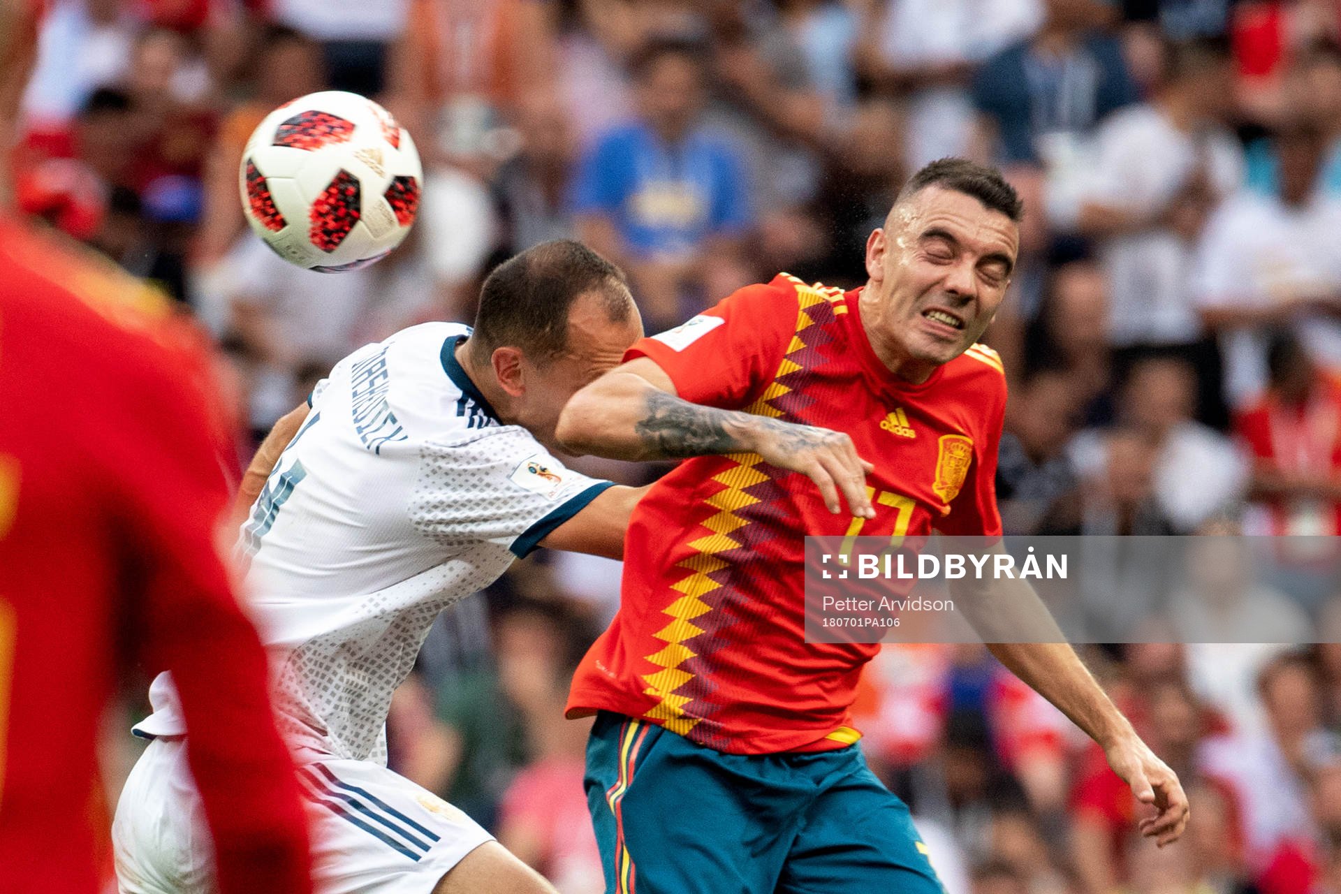Iago Aspas of Spain