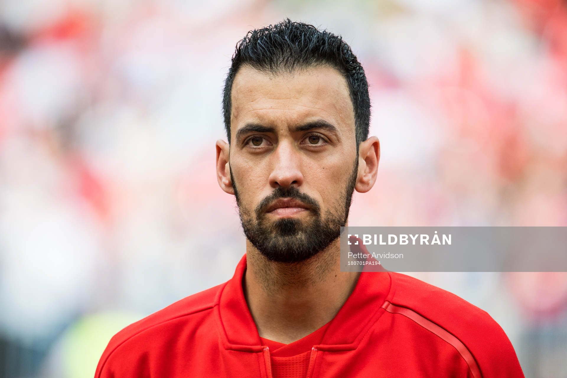 Sergio Busquets of Spain prior the FIFA World Cup round of