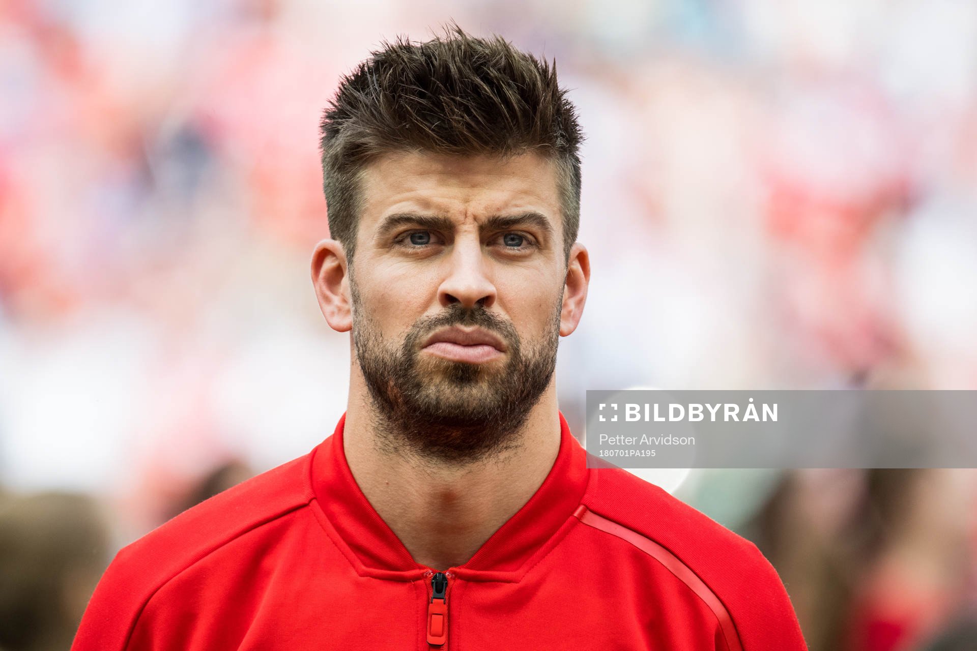 Gerard Pique of Spain prior the FIFA World Cup round of 16