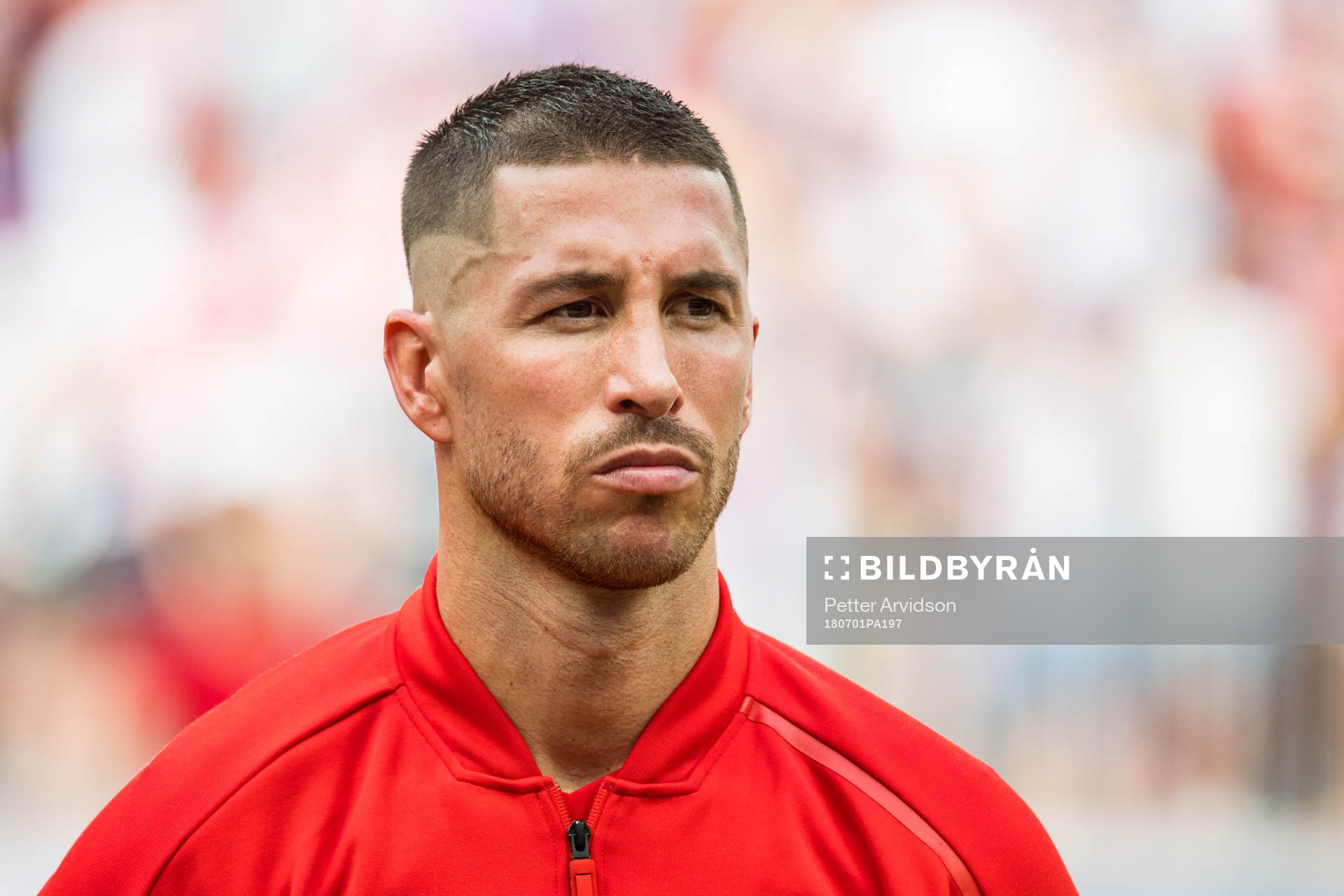Sergio Ramos of Spain prior the FIFA World Cup round of 16