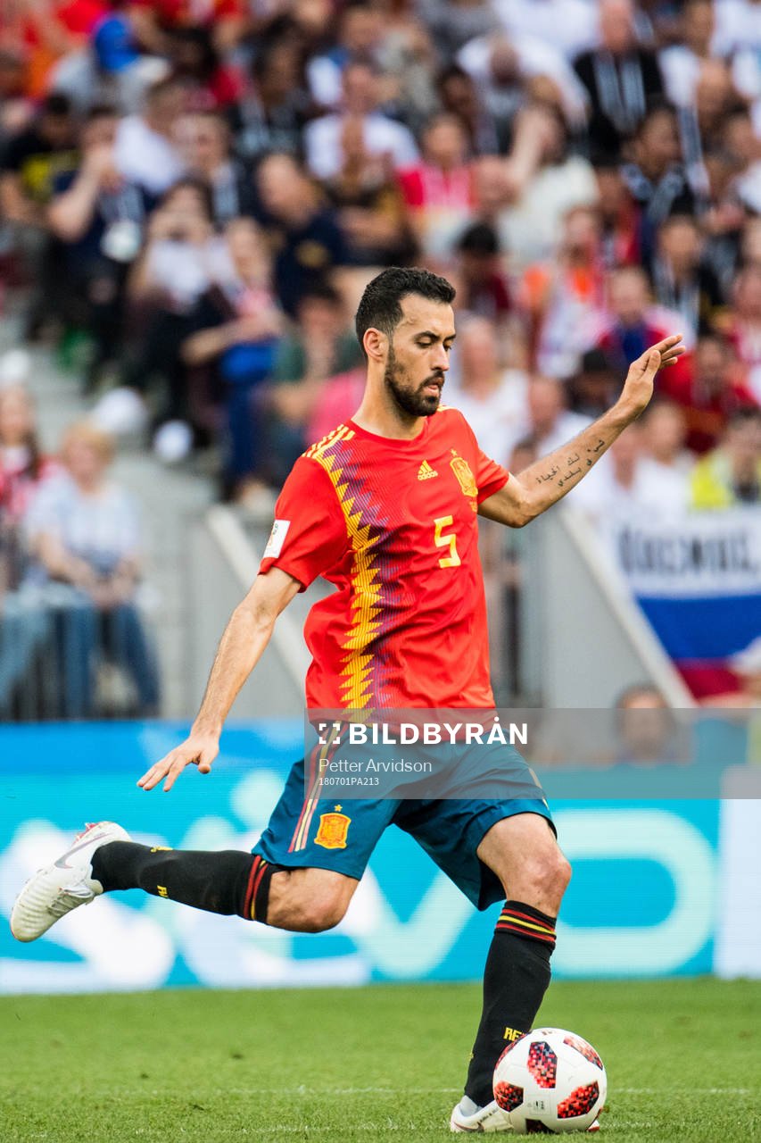 Sergio Busquets of Spain