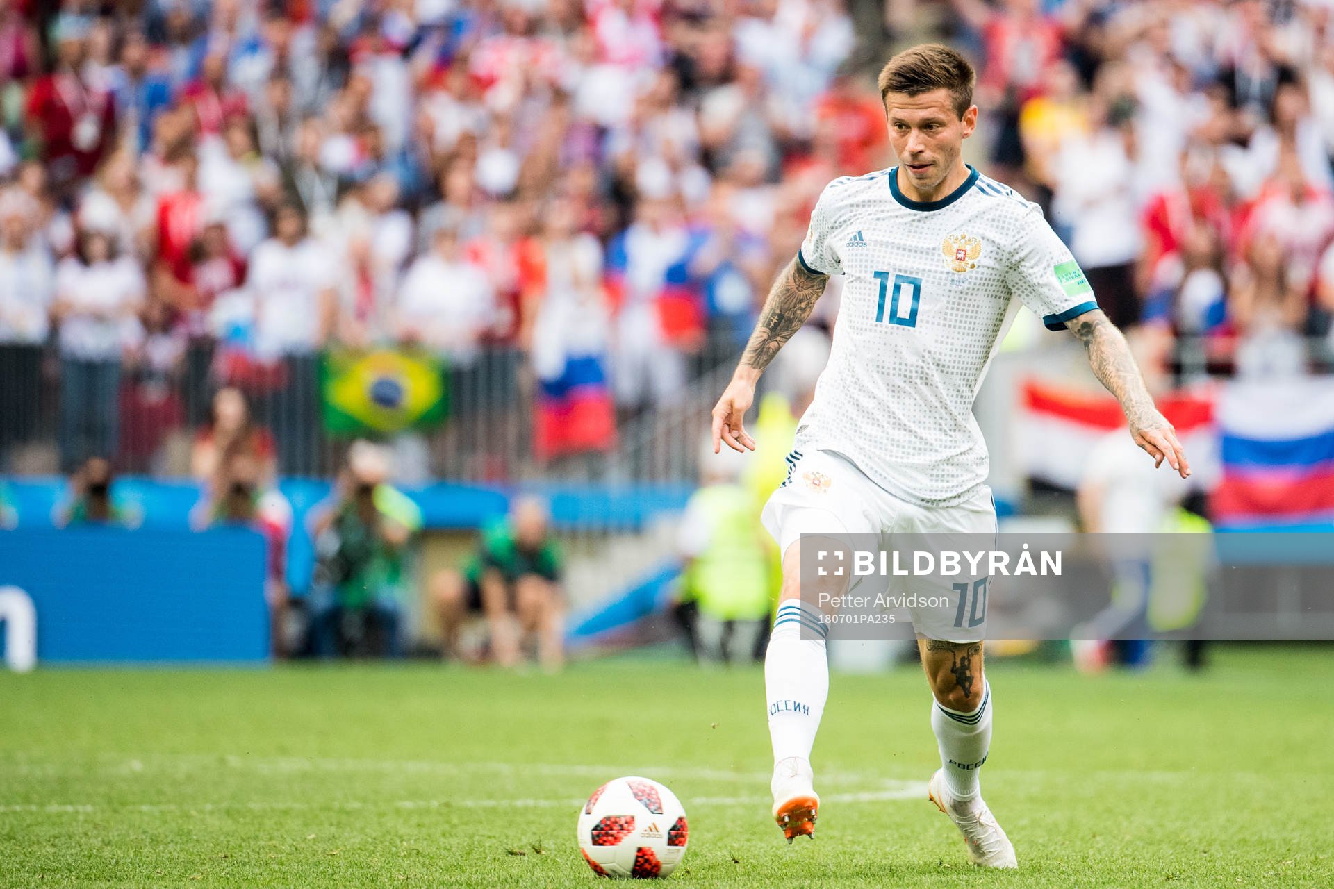 Fedor Smolov of Russia
