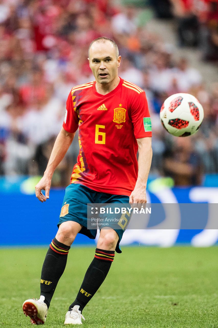 Andres Iniesta of Spain
