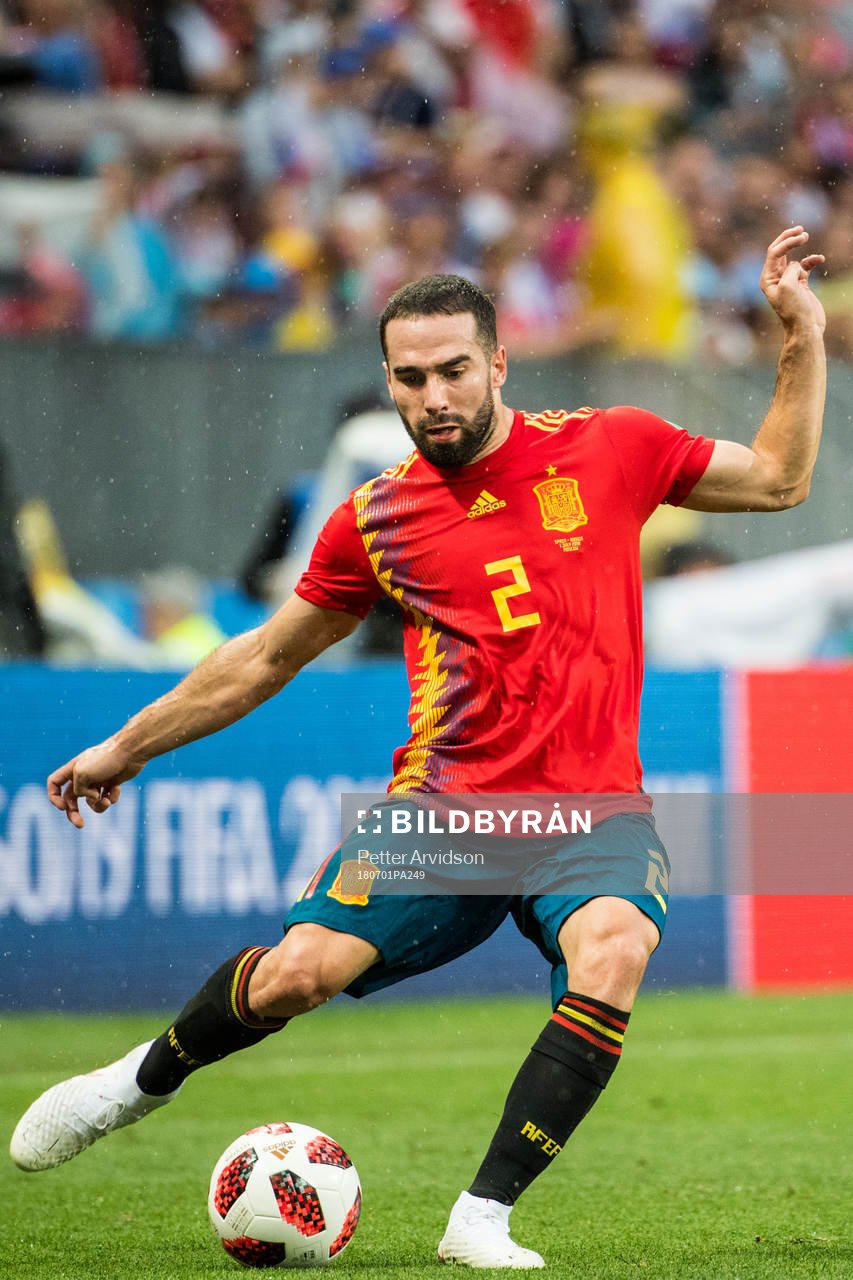 Dani Carvajal of Spain