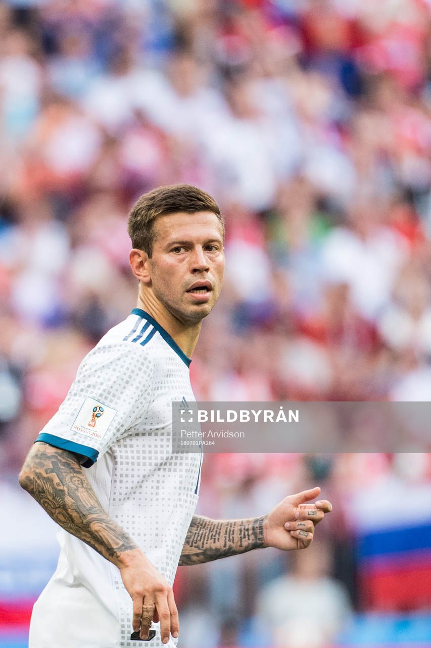 Fedor Smolov of Russia