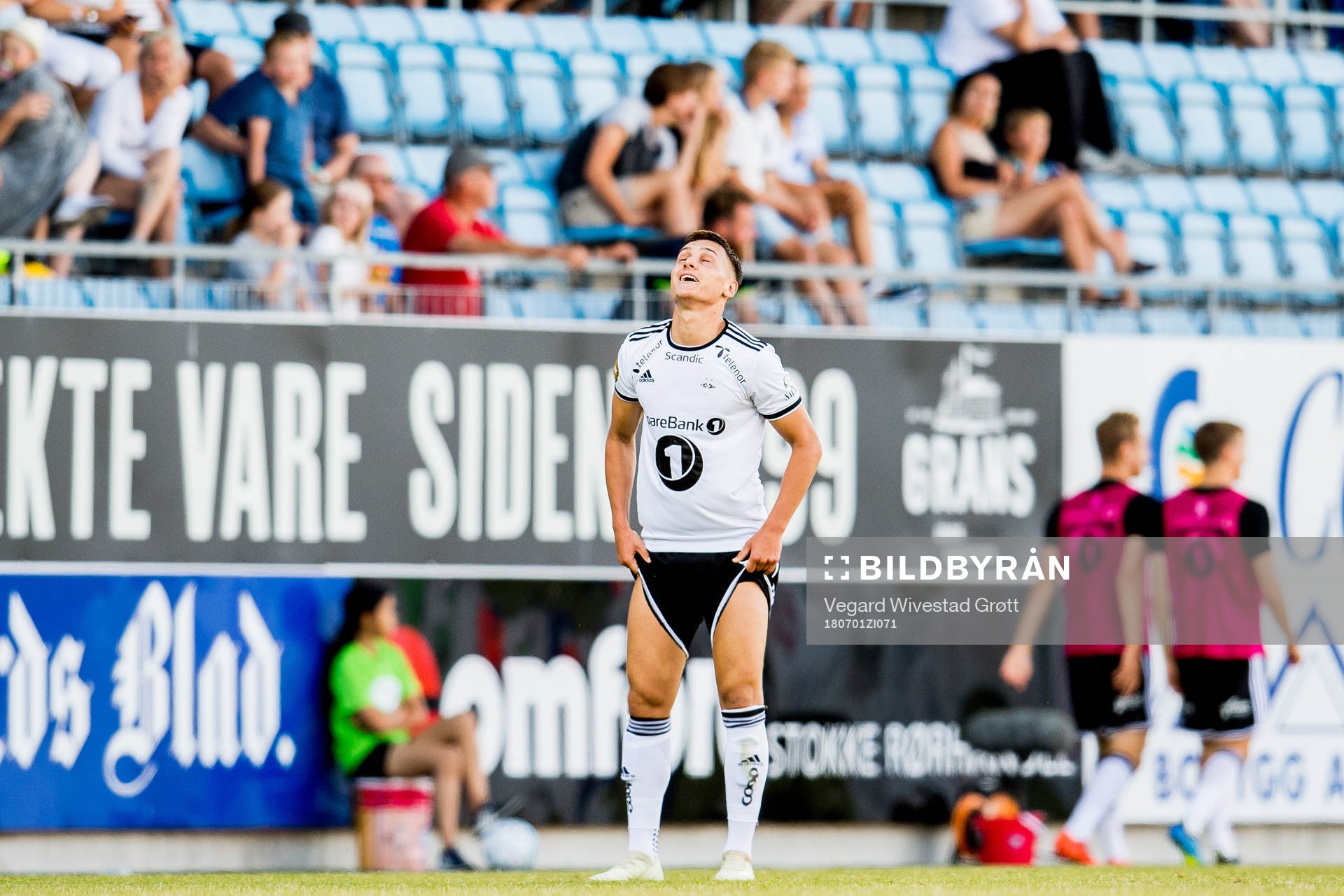 Jonathan Levi of Rosenborg celebrates