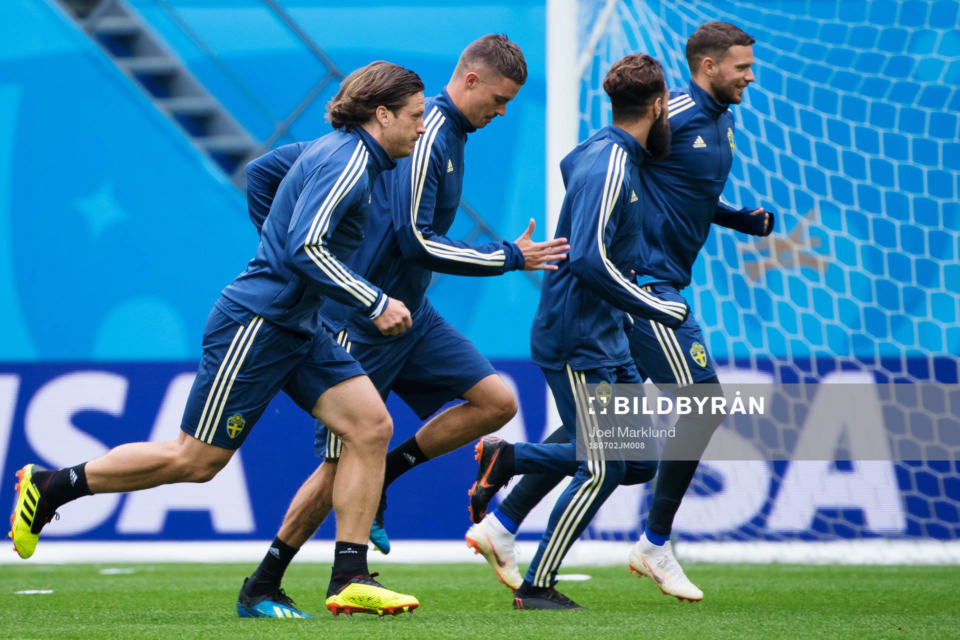 Gustav Svensson, Mikael Lustig, Jimmy Durmaz and Marcus