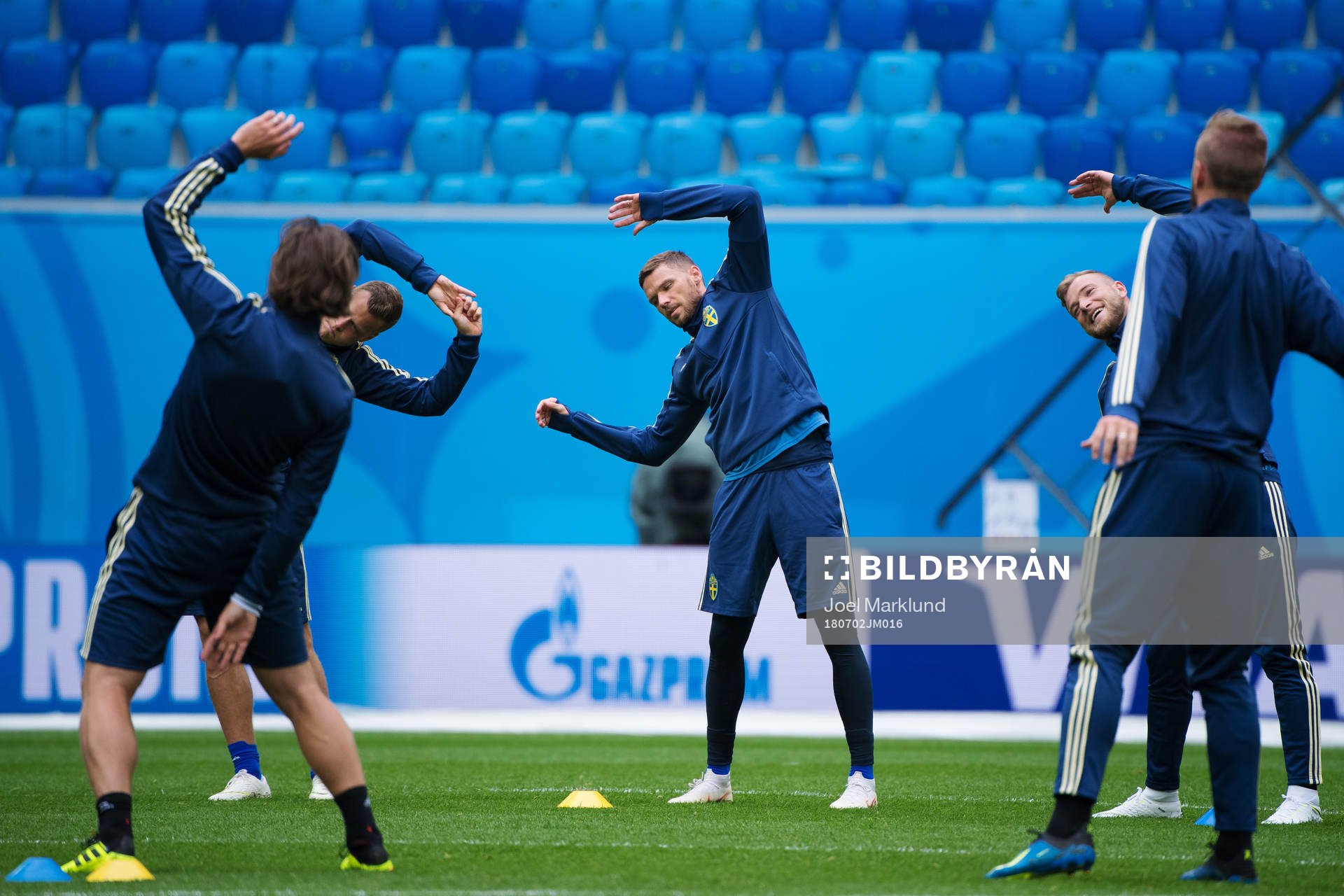 Marcus Berg and John Guidetti of the Swedish national