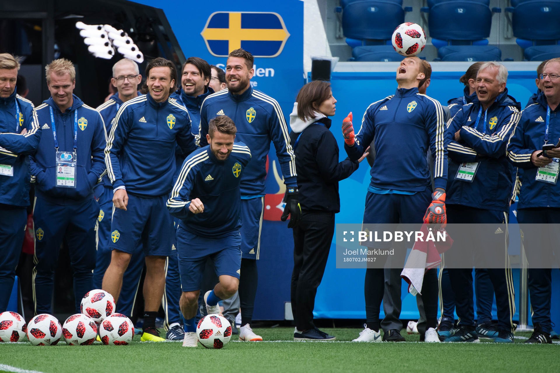 Gustav Svensson, Marcus Rohdén, goalkeeper Kristoffer