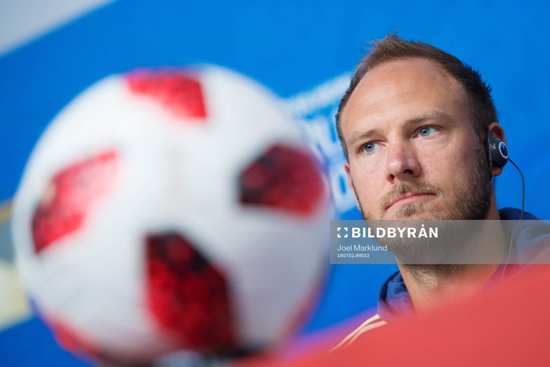 Andreas Granqvist of the Swedish national football team at