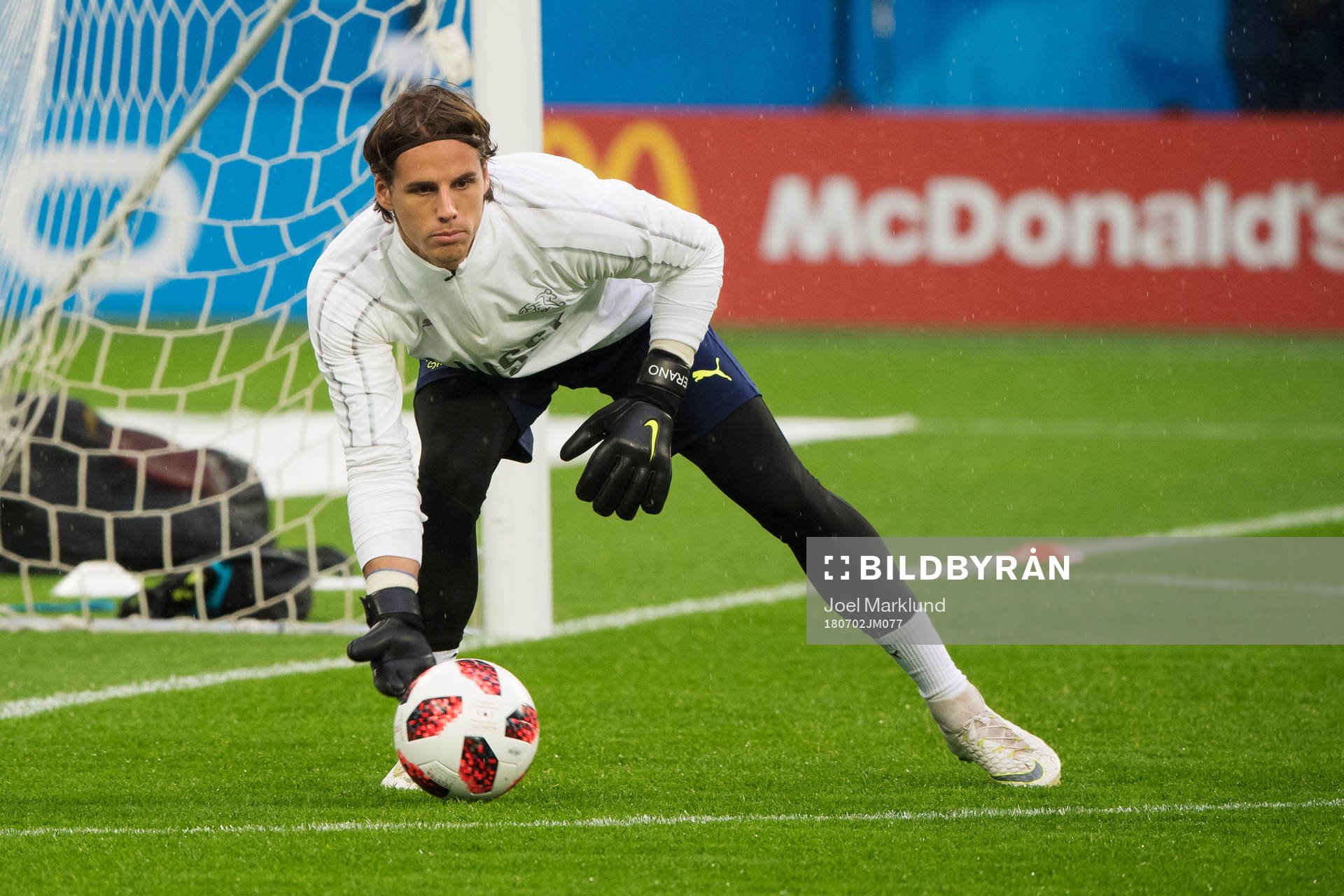 Goalkeeper Yann Sommer of the Swiss national football team