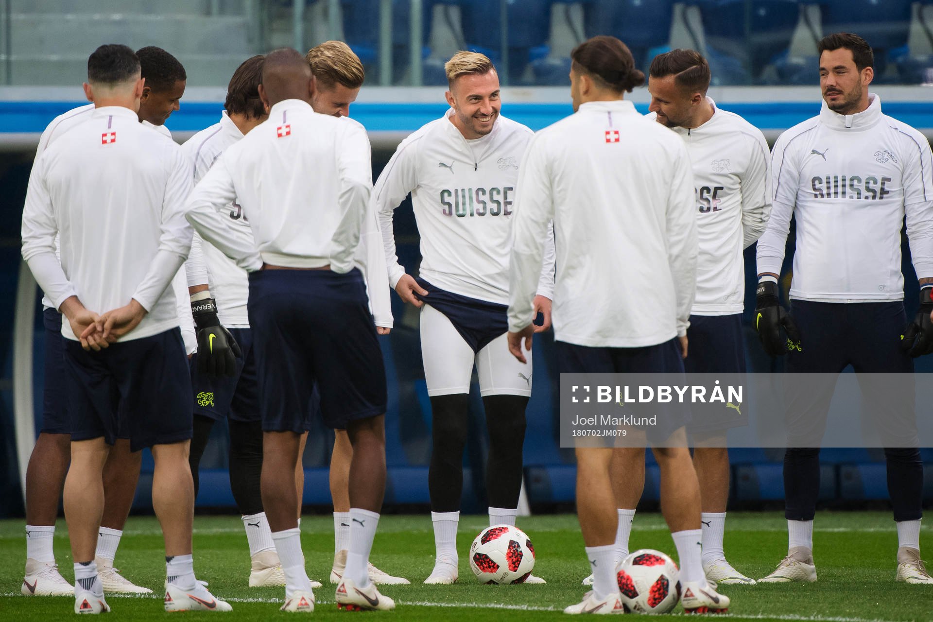Josip Drmic of the Swiss national football team at a