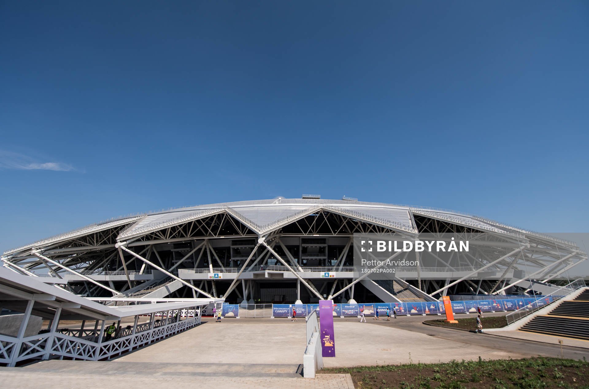 General view of Samara Arena prior the FIFA World Cup round