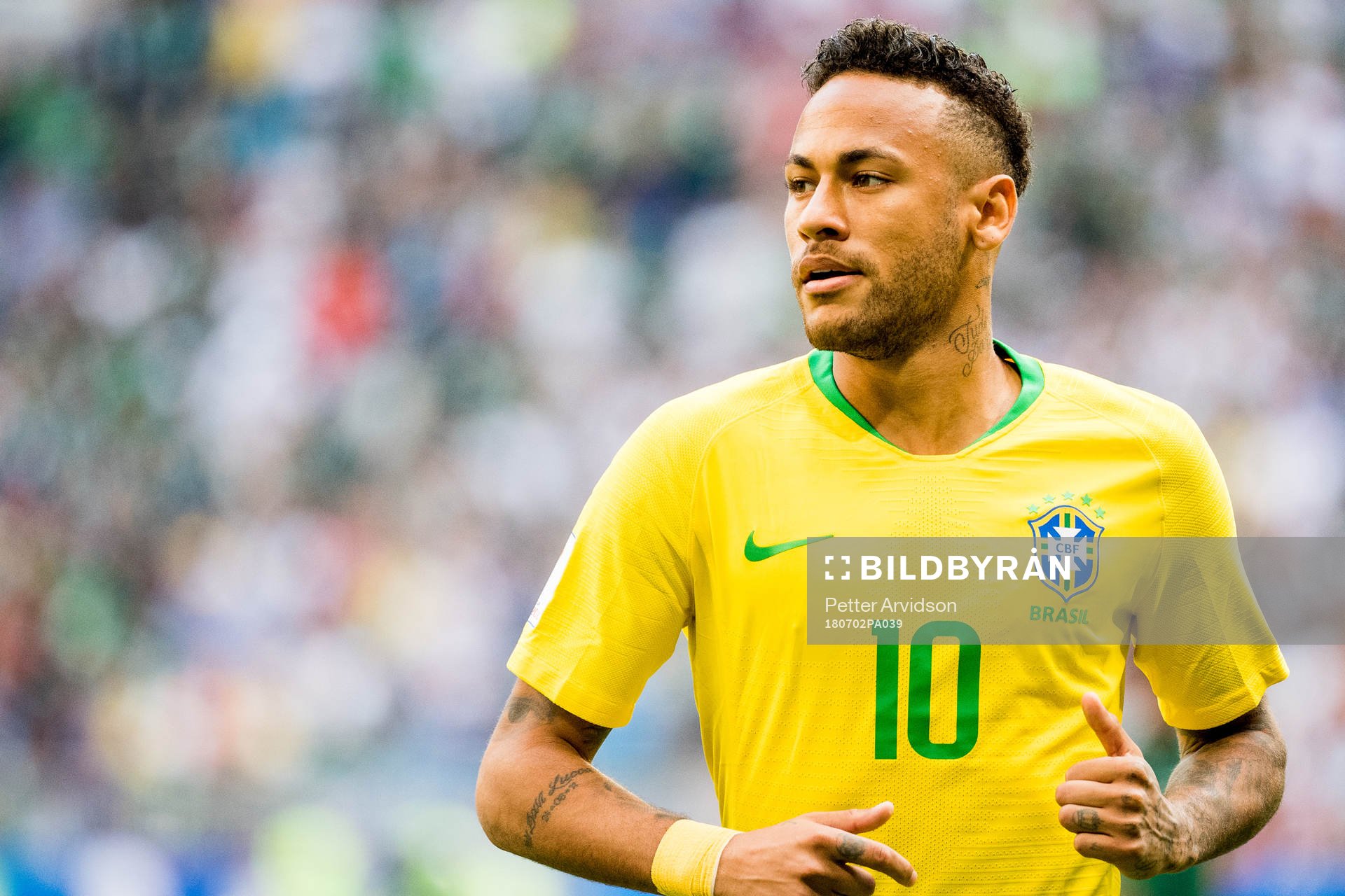Neymar of Brazil