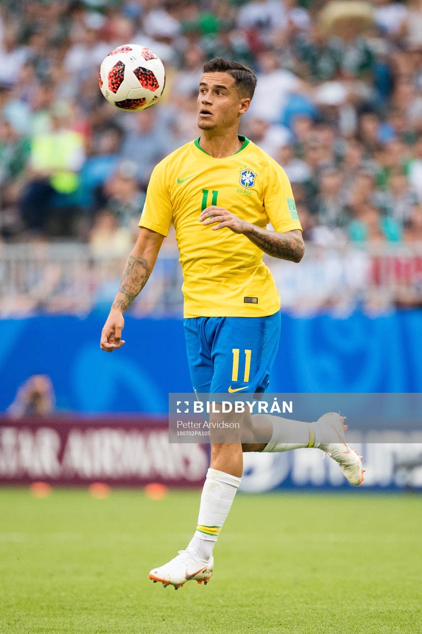 Philippe Coutinho of Brazil